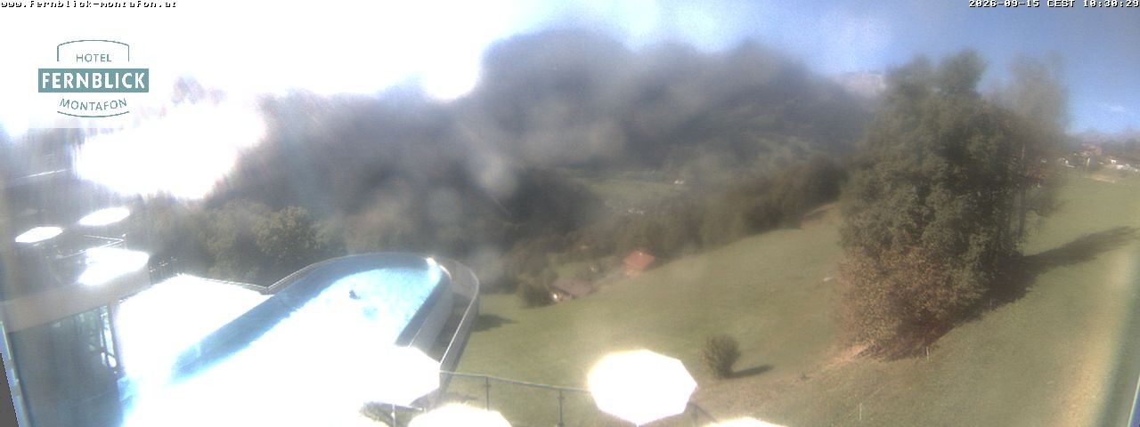 Archiv Foto Webcam Bartholomäberg: Ferienhotel Fernblick