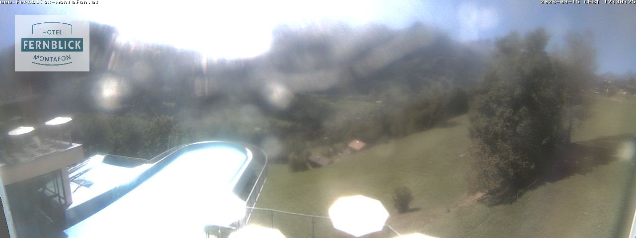 Archiv Foto Webcam Bartholomäberg: Ferienhotel Fernblick