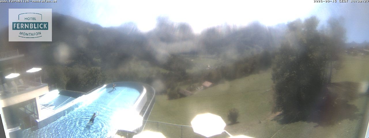 Archiv Foto Webcam Bartholomäberg: Ferienhotel Fernblick