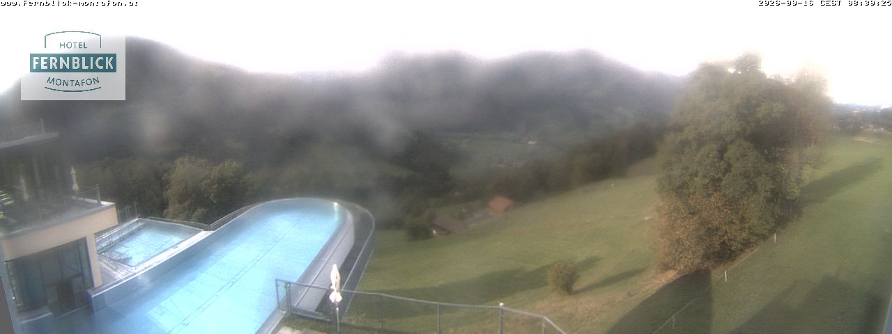 Archived image Webcam Hotel Fernblick in Bartholomäberg