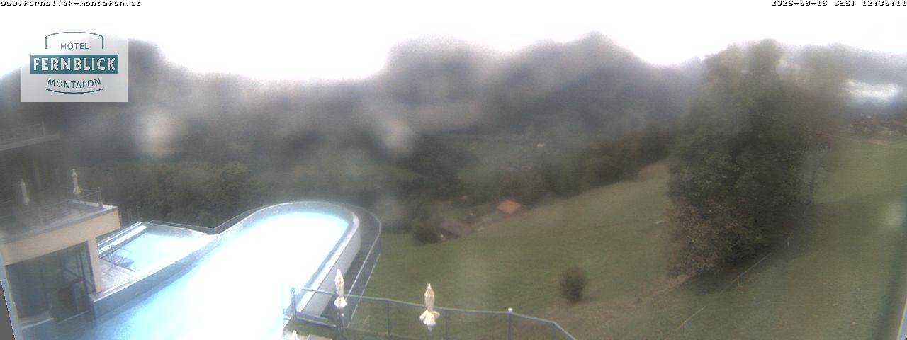 Archived image Webcam Hotel Fernblick in Bartholomäberg
