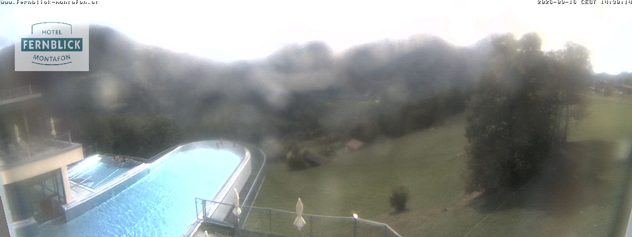 Archived image Webcam Hotel Fernblick in Bartholomäberg