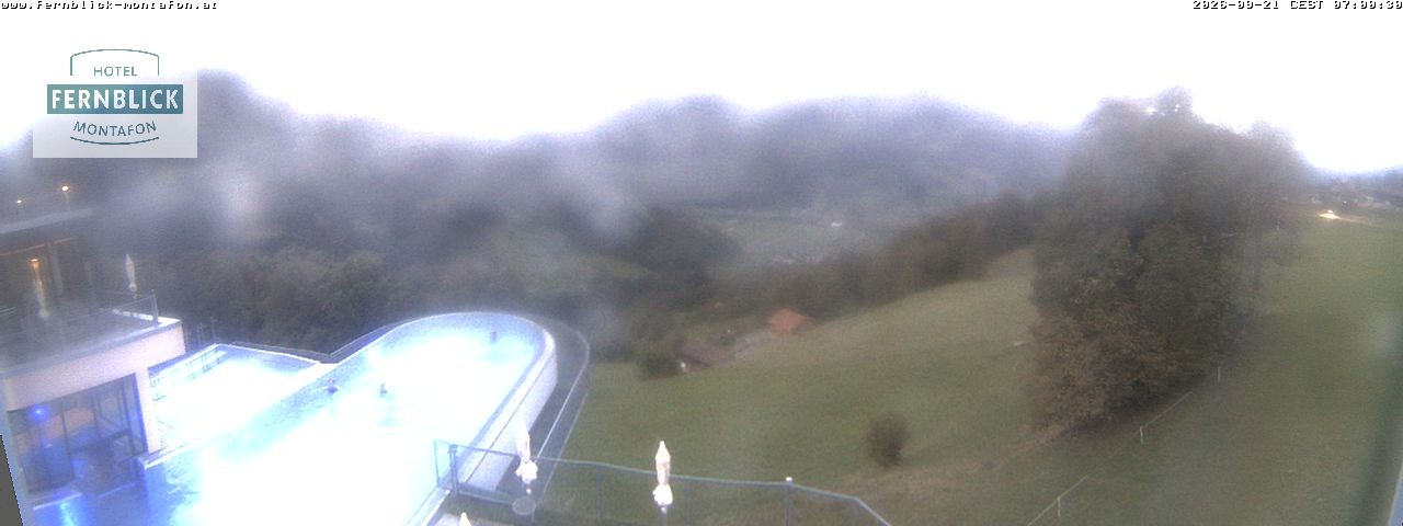Archiv Foto Webcam Bartholomäberg: Ferienhotel Fernblick