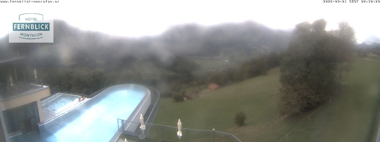 Archiv Foto Webcam Bartholomäberg: Ferienhotel Fernblick