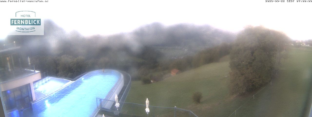 Archiv Foto Webcam Bartholomäberg: Ferienhotel Fernblick