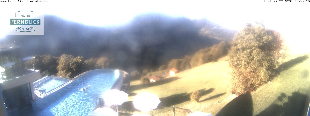Archiv Foto Webcam Bartholomäberg: Ferienhotel Fernblick