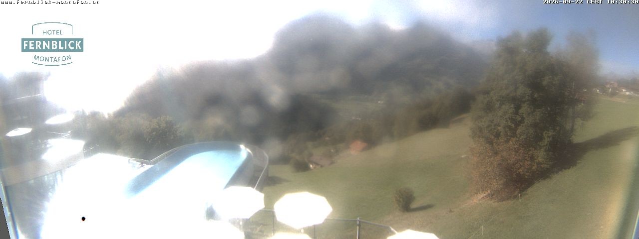 Archiv Foto Webcam Bartholomäberg: Ferienhotel Fernblick