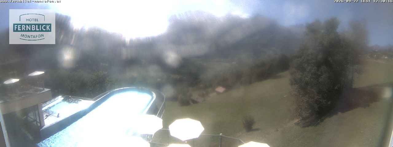 Archiv Foto Webcam Bartholomäberg: Ferienhotel Fernblick