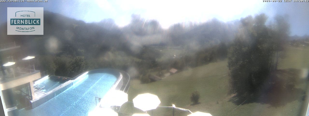 Archiv Foto Webcam Bartholomäberg: Ferienhotel Fernblick