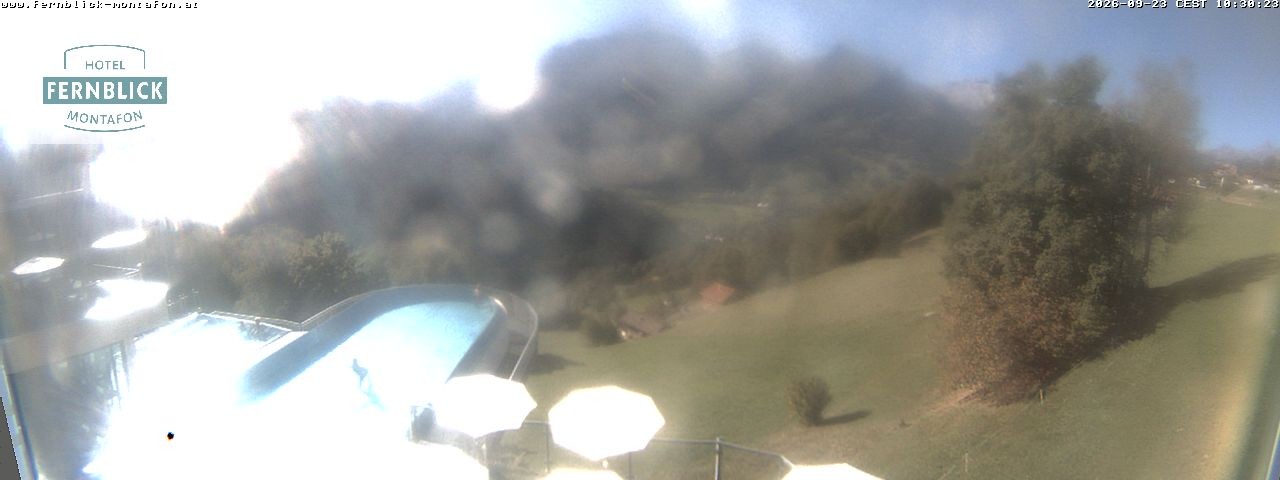 Archiv Foto Webcam Bartholomäberg: Ferienhotel Fernblick