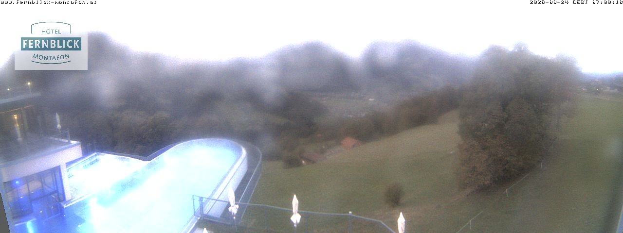 Archiv Foto Webcam Bartholomäberg: Ferienhotel Fernblick