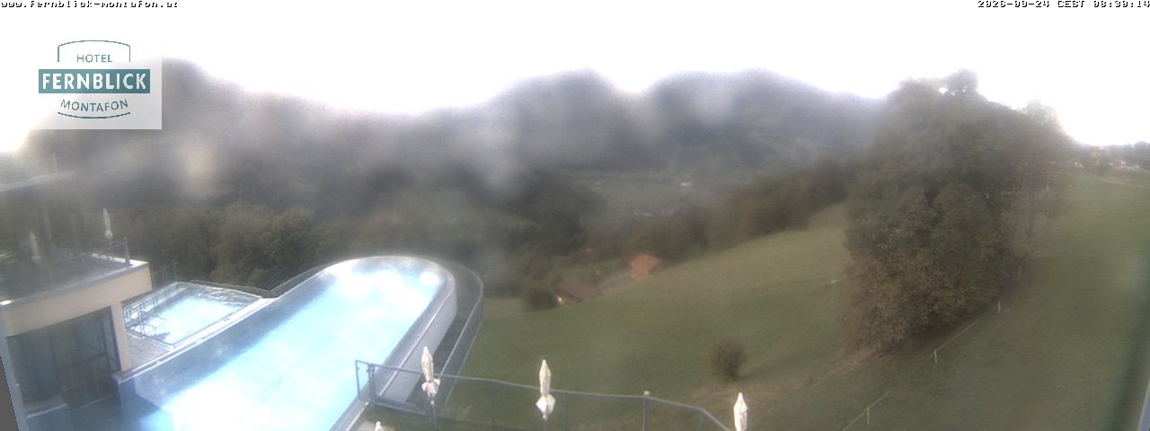 Archiv Foto Webcam Bartholomäberg: Ferienhotel Fernblick