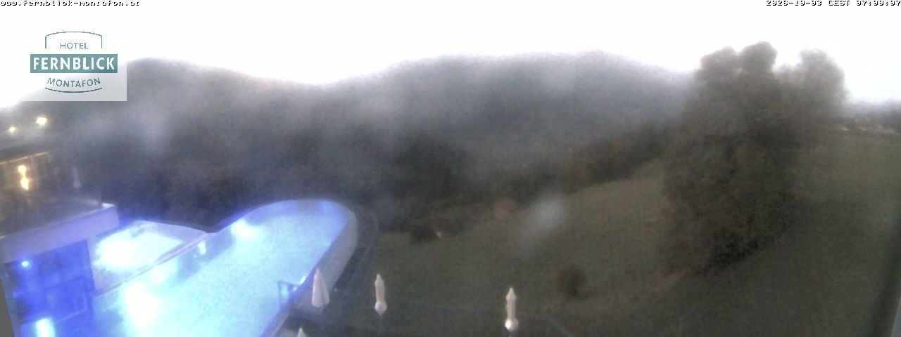 Archiv Foto Webcam Bartholomäberg: Ferienhotel Fernblick