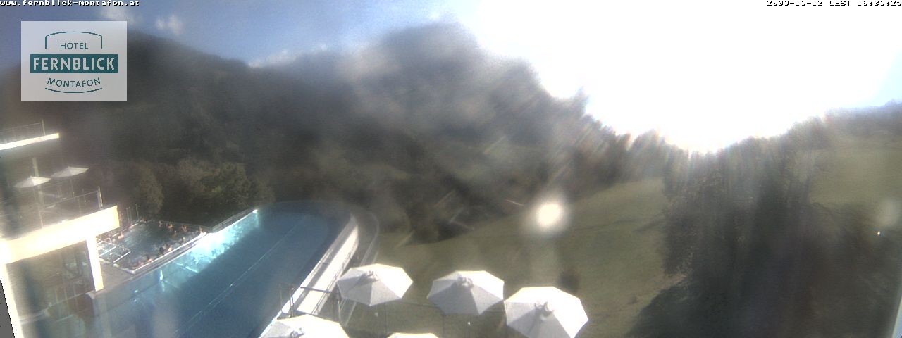 Archiv Foto Webcam Bartholomäberg: Ferienhotel Fernblick