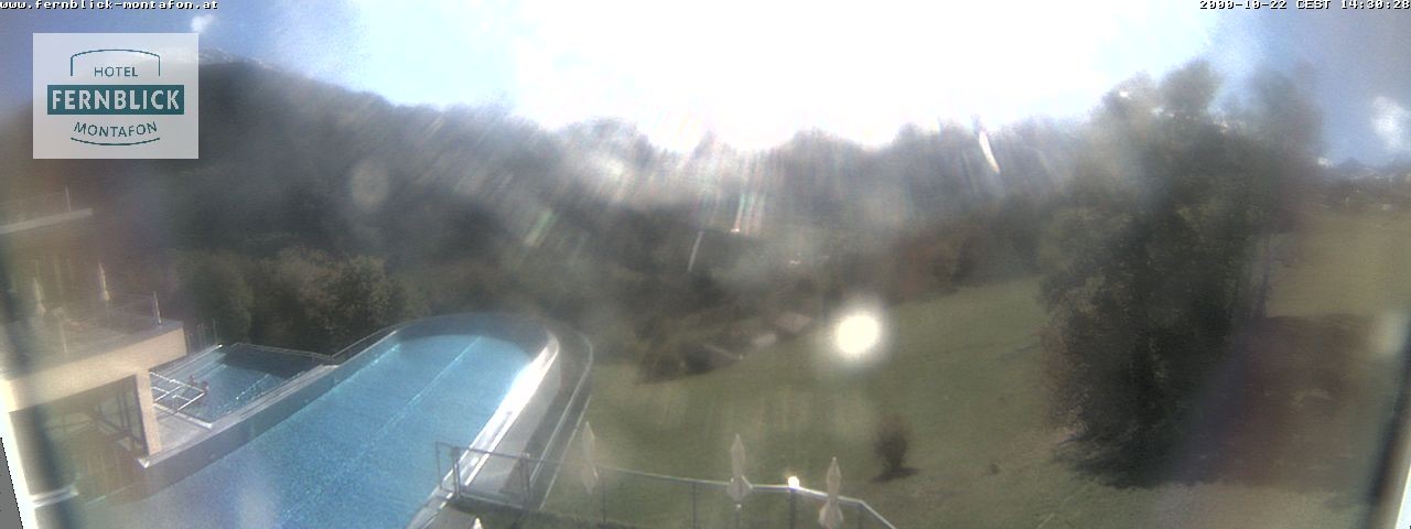 Archiv Foto Webcam Bartholomäberg: Ferienhotel Fernblick