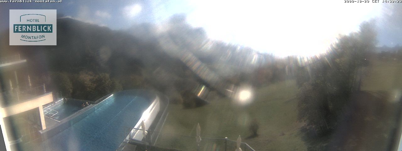 Archiv Foto Webcam Bartholomäberg: Ferienhotel Fernblick