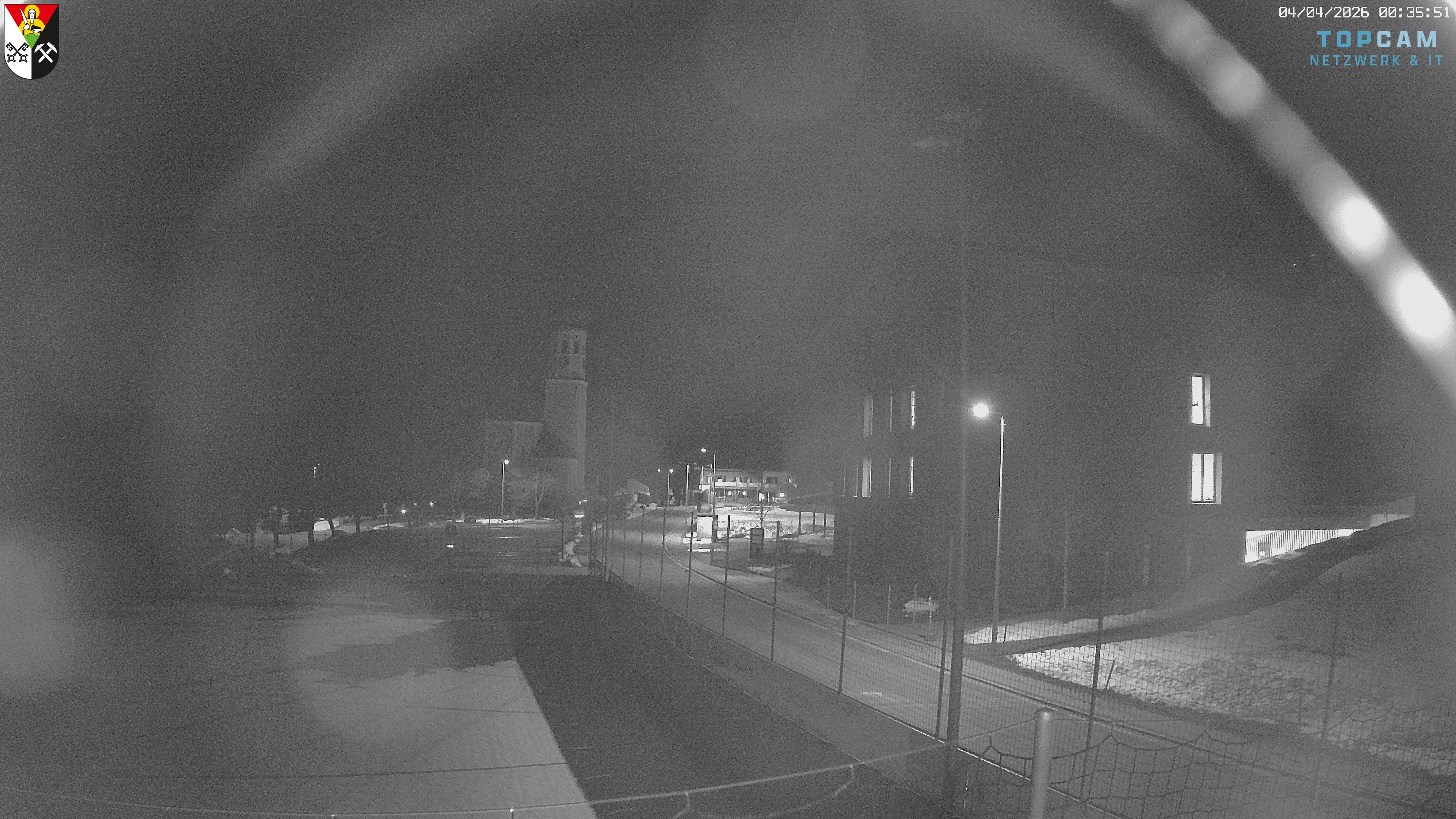 Archived image Webcam Bartholomäberg: St. Bartholomäus