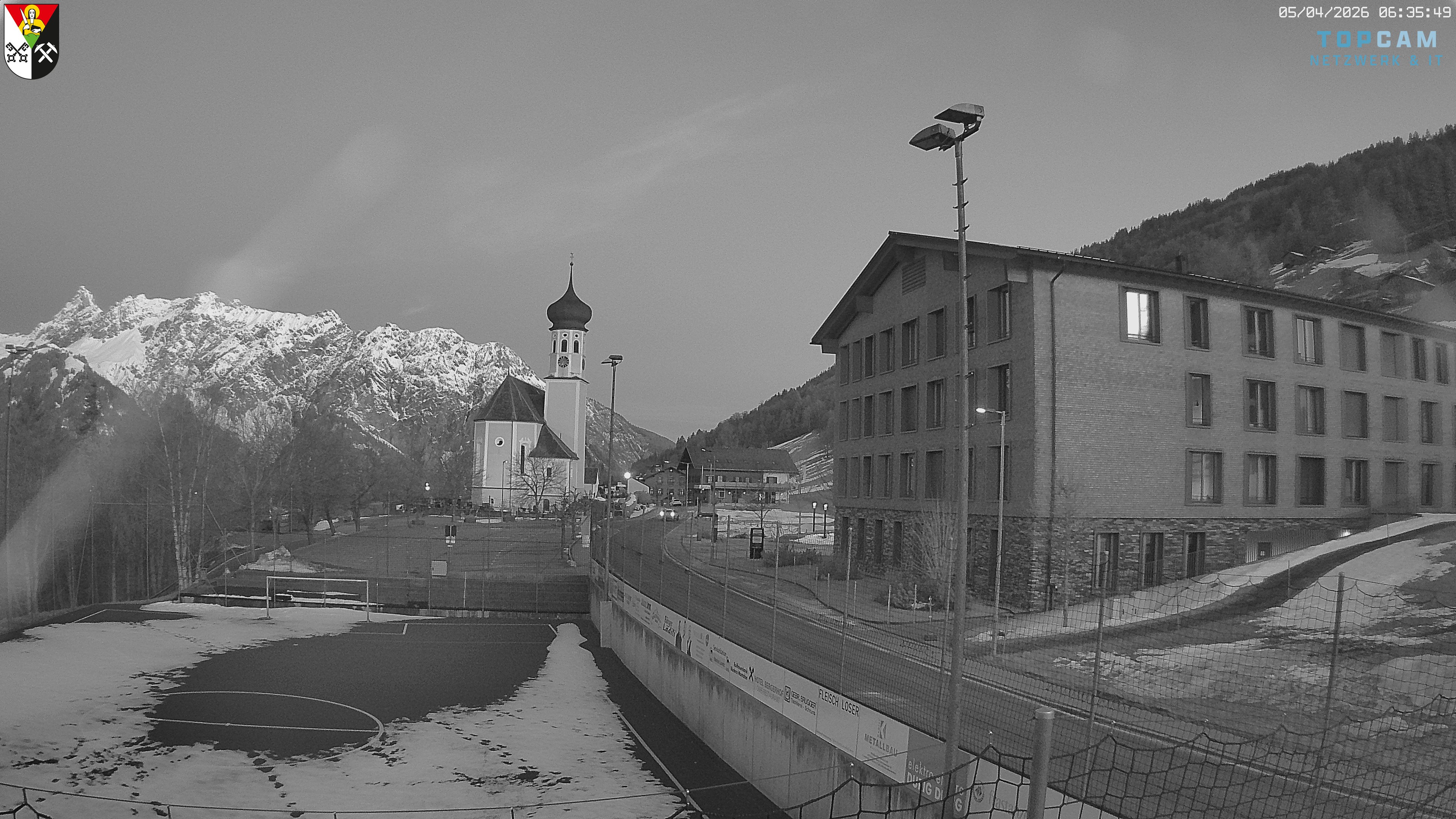 Archiv Foto Webcam Bartholomäberg - Kirche St. Bartholomäus