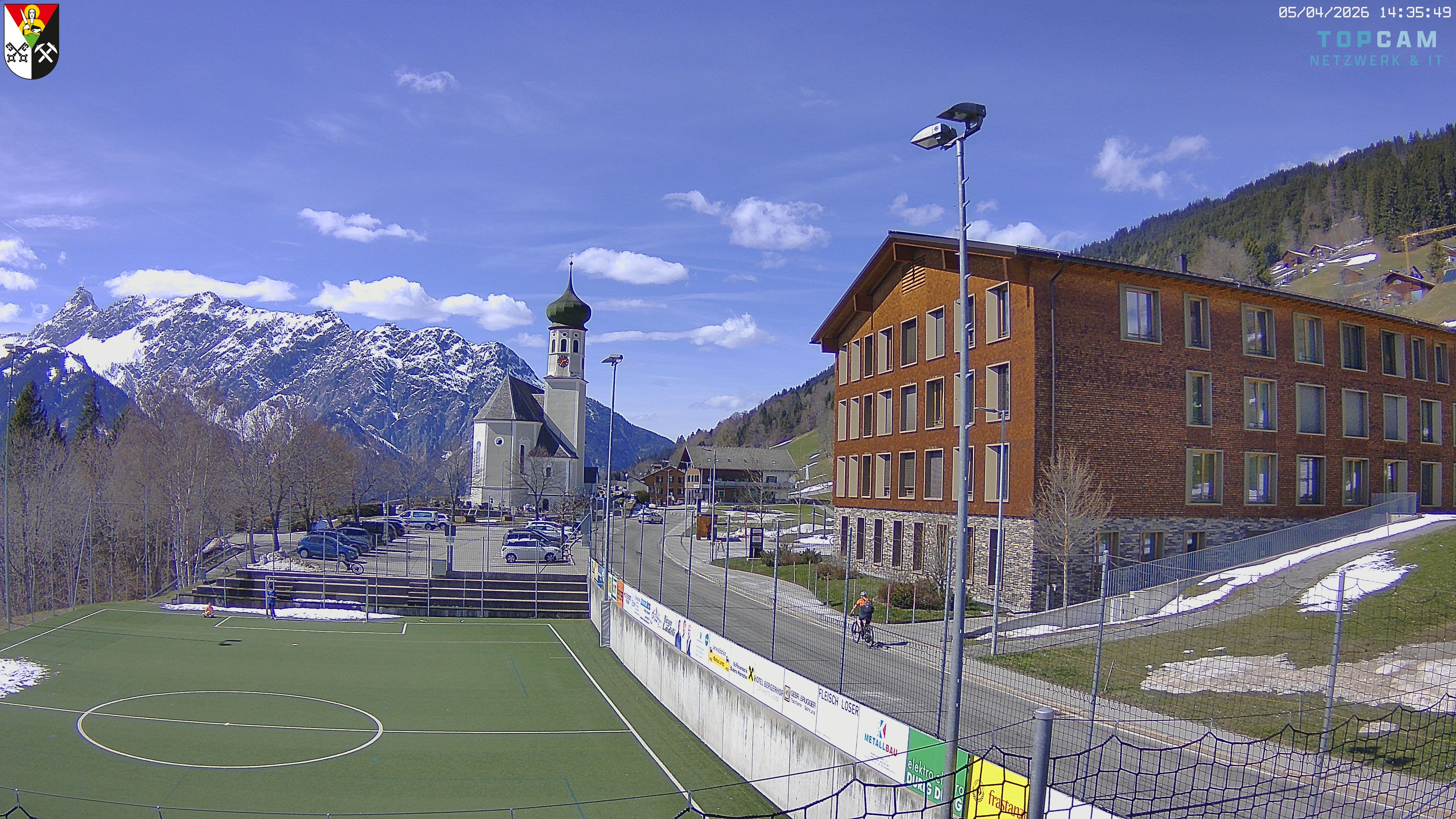 Archiv Foto Webcam Bartholomäberg - Kirche St. Bartholomäus