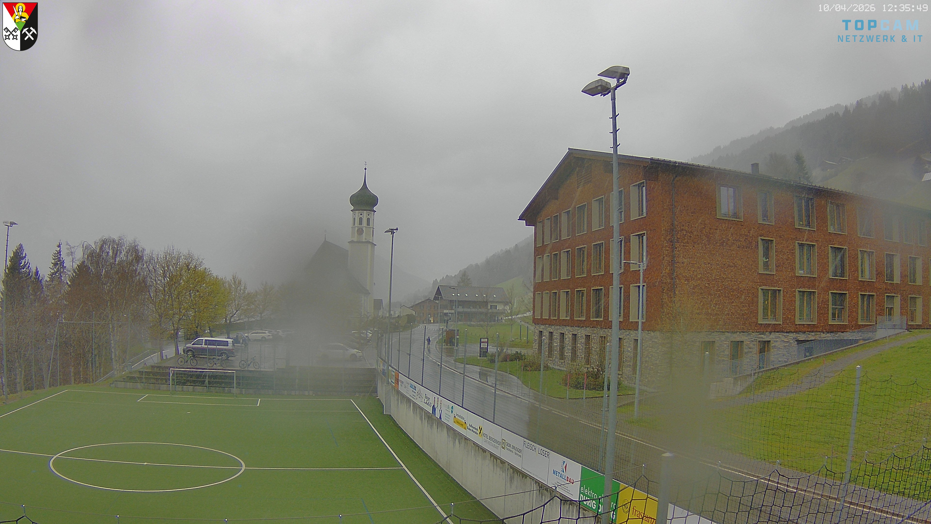 Archiv Foto Webcam Bartholomäberg - Kirche St. Bartholomäus