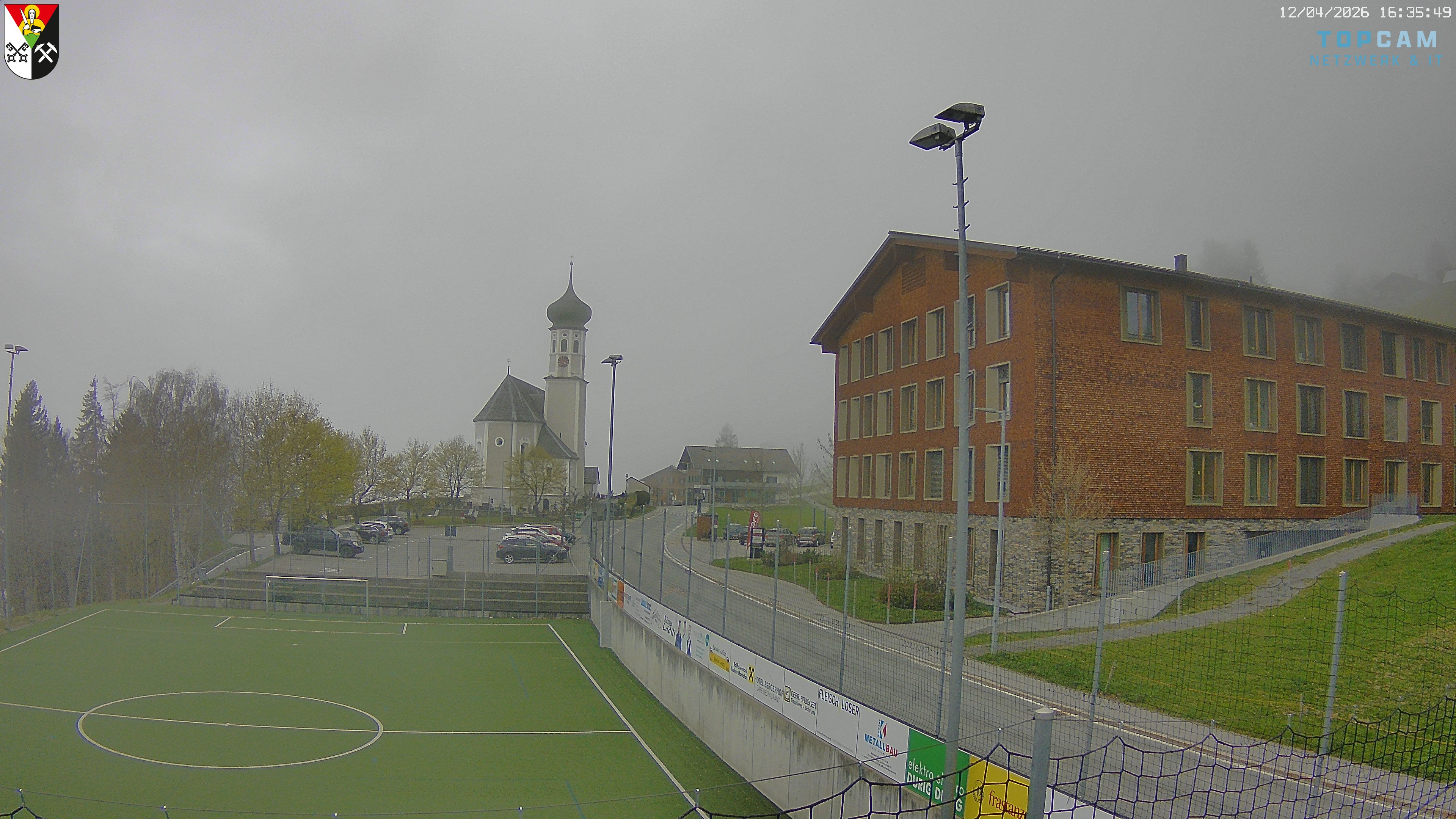 Archiv Foto Webcam Bartholomäberg - Kirche St. Bartholomäus