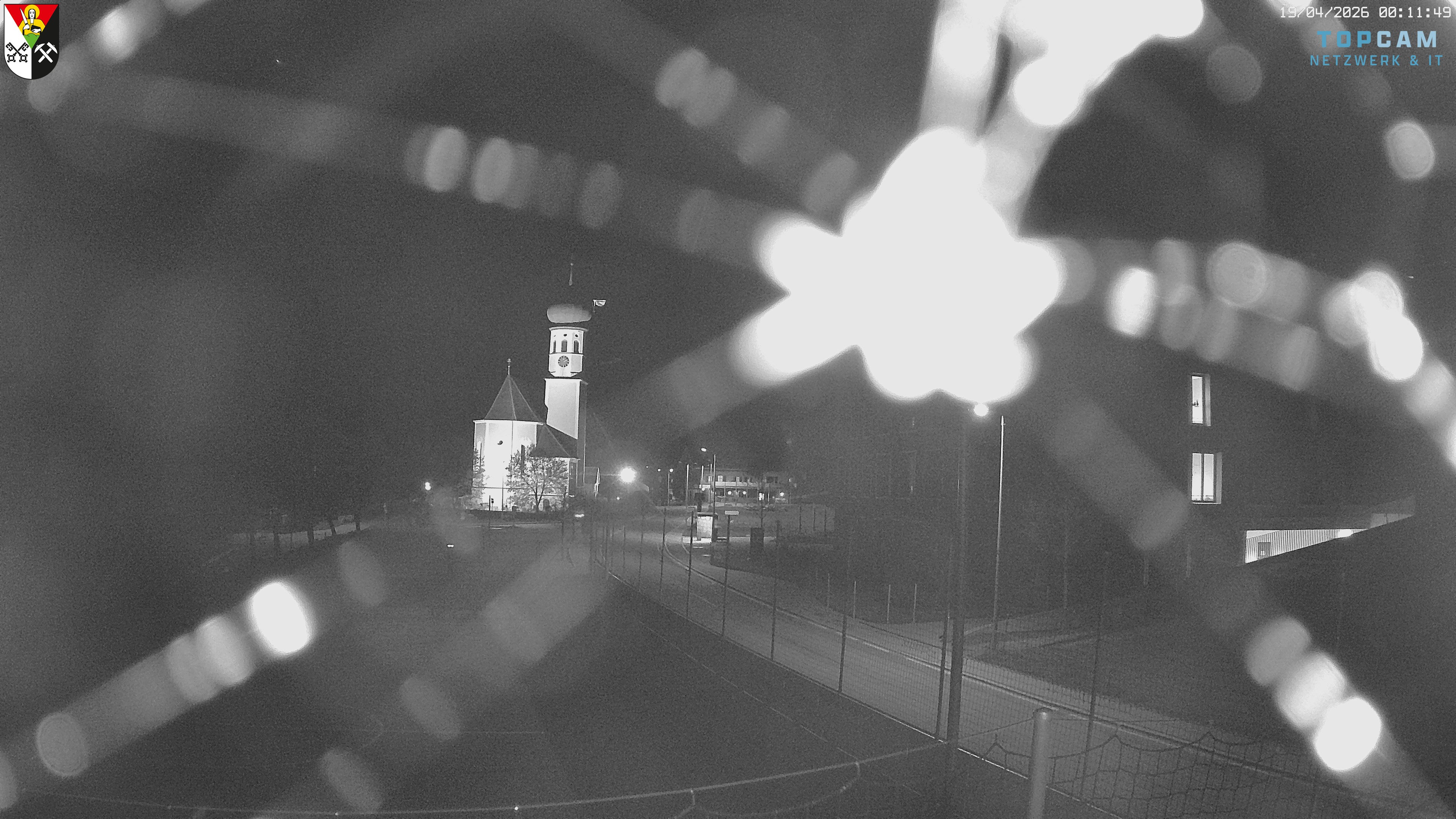 Archived image Webcam Bartholomäberg: St. Bartholomäus