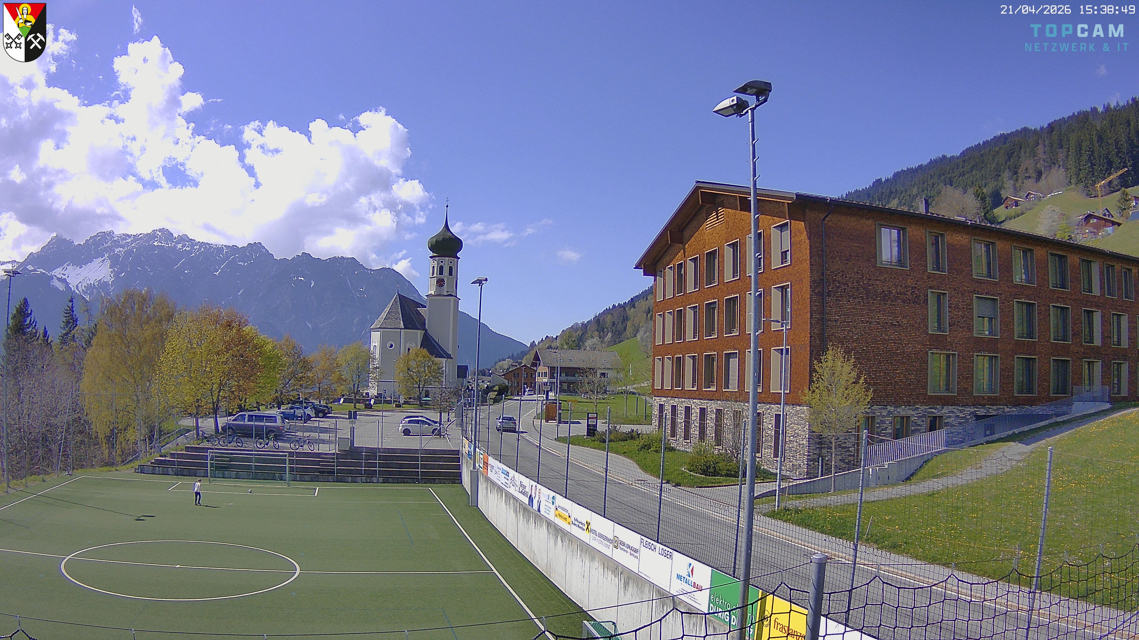 Archiv Foto Webcam Bartholomäberg - Kirche St. Bartholomäus