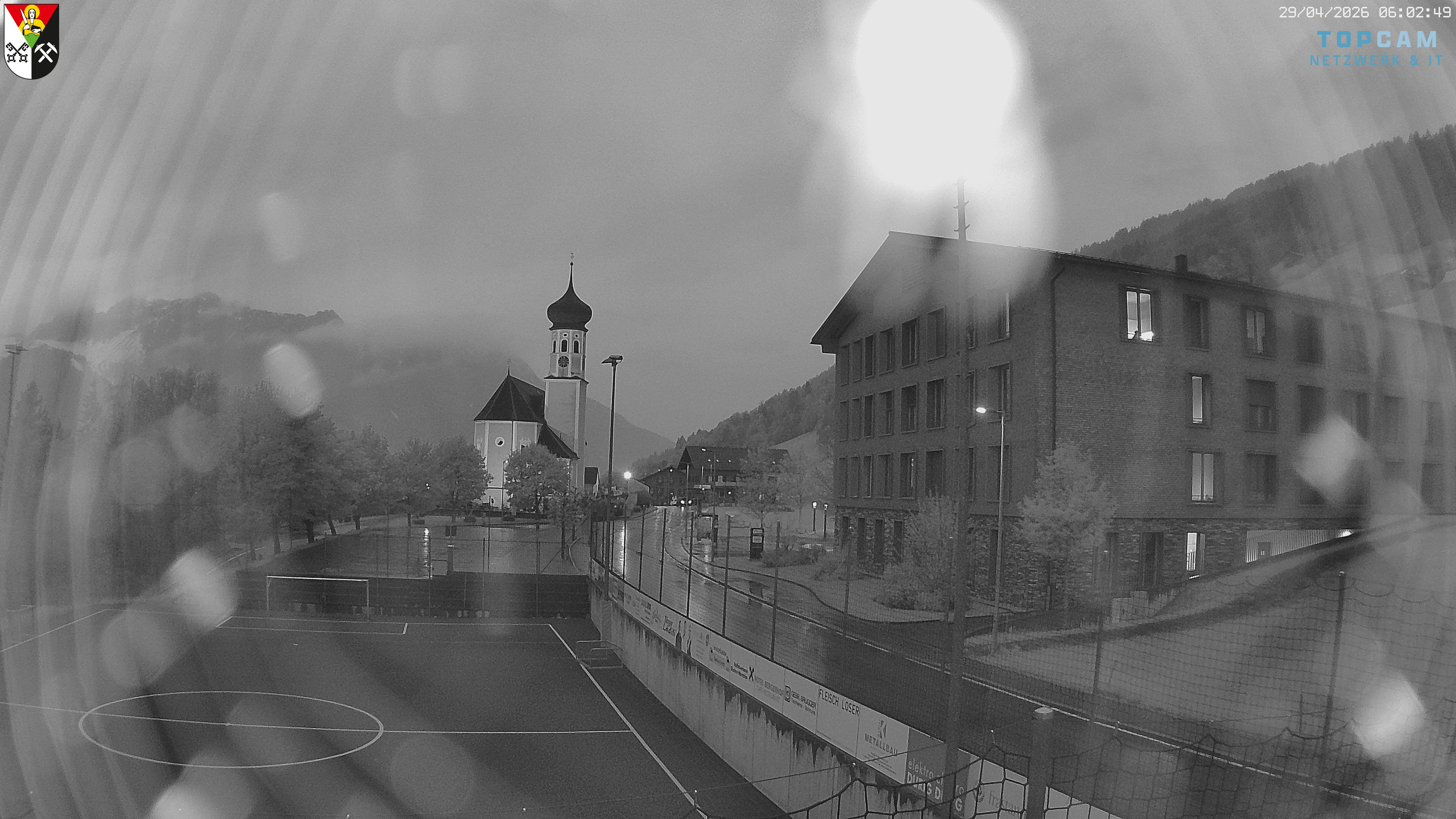 Archiv Foto Webcam Bartholomäberg - Kirche St. Bartholomäus