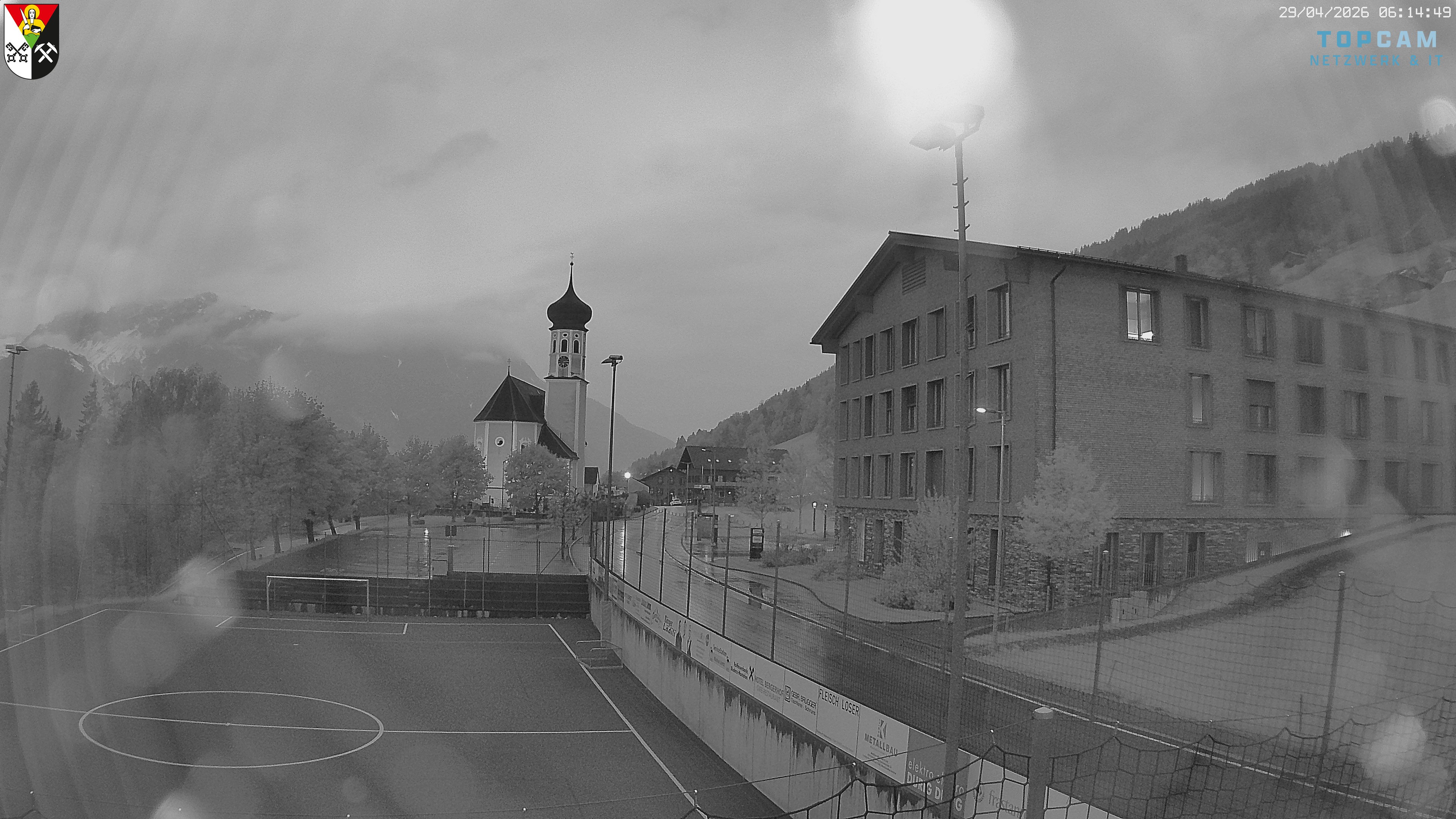 Archiv Foto Webcam Bartholomäberg - Kirche St. Bartholomäus