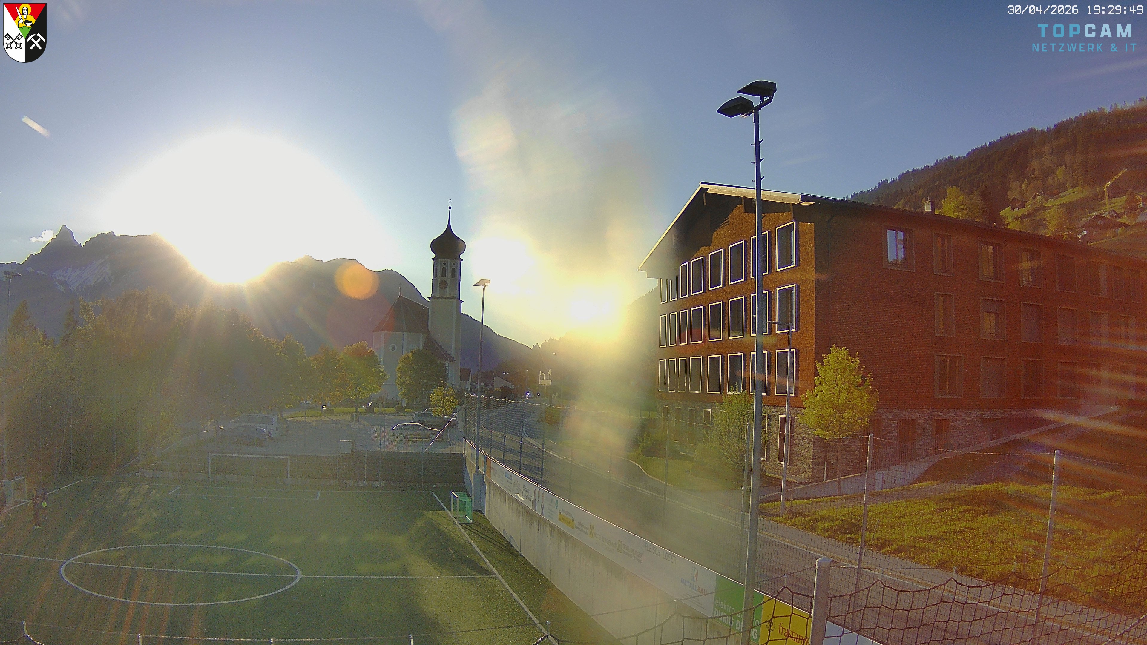 Archiv Foto Webcam Bartholomäberg - Kirche St. Bartholomäus