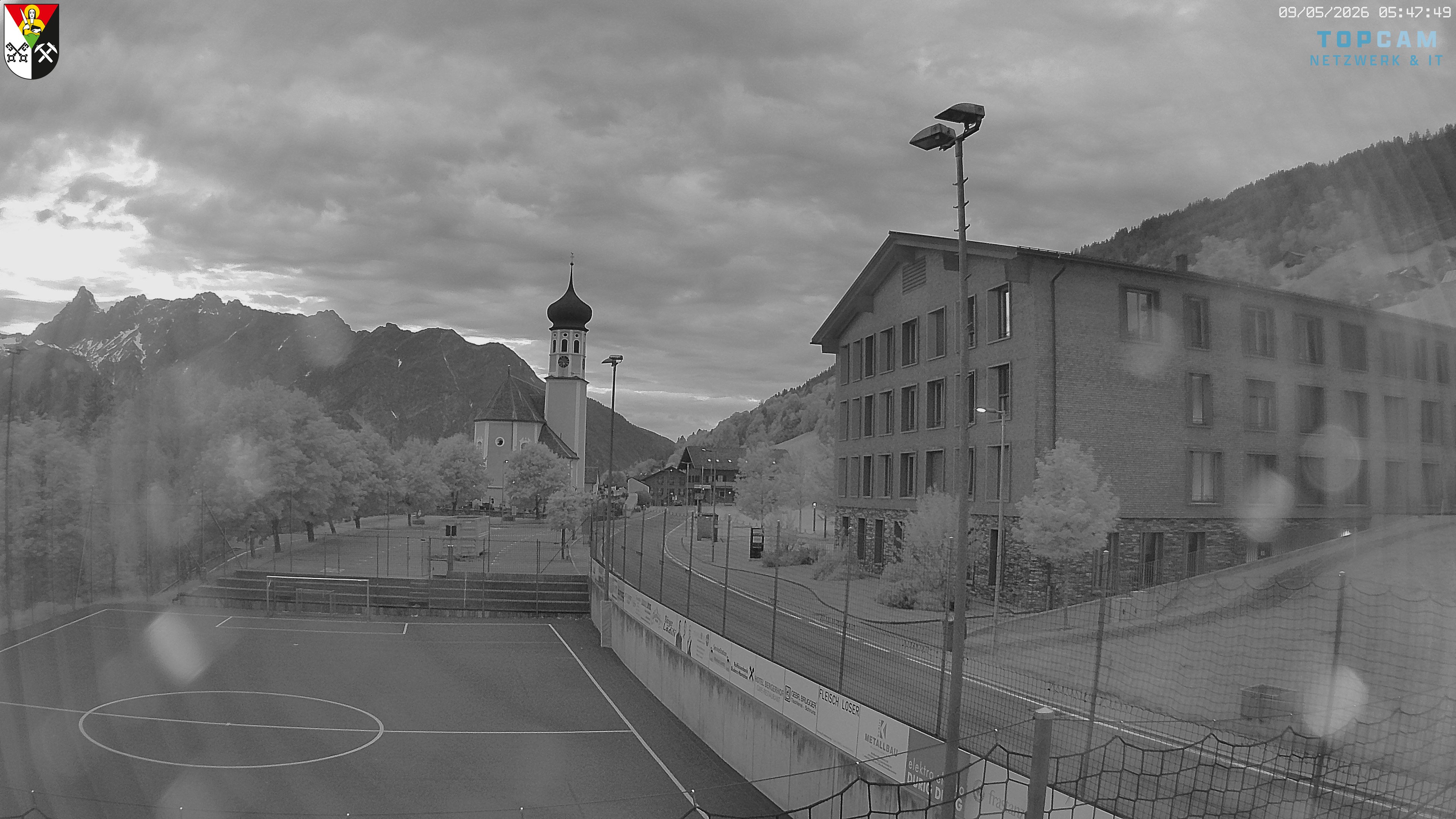 Archiv Foto Webcam Bartholomäberg - Kirche St. Bartholomäus
