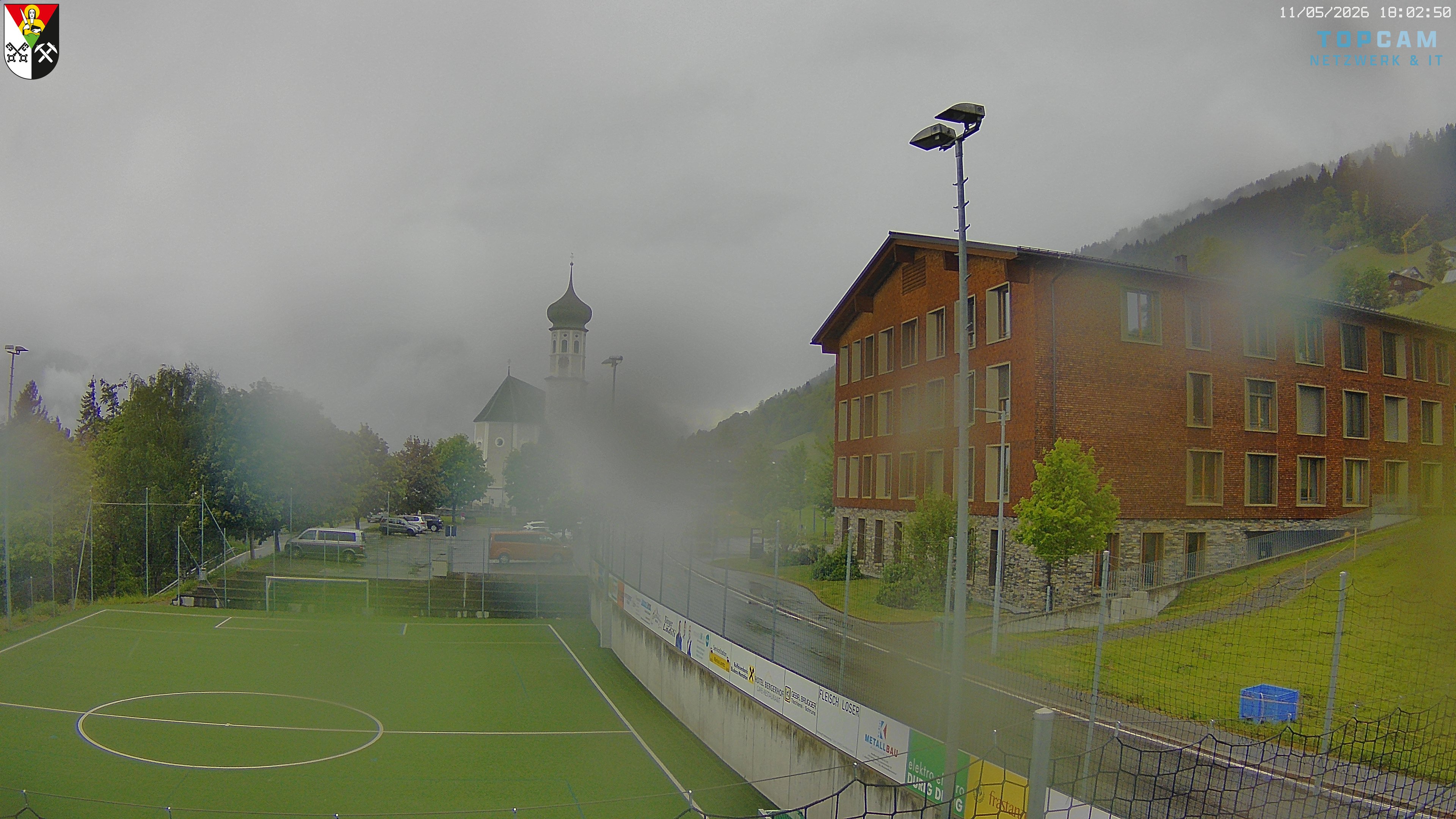 Archiv Foto Webcam Bartholomäberg - Kirche St. Bartholomäus