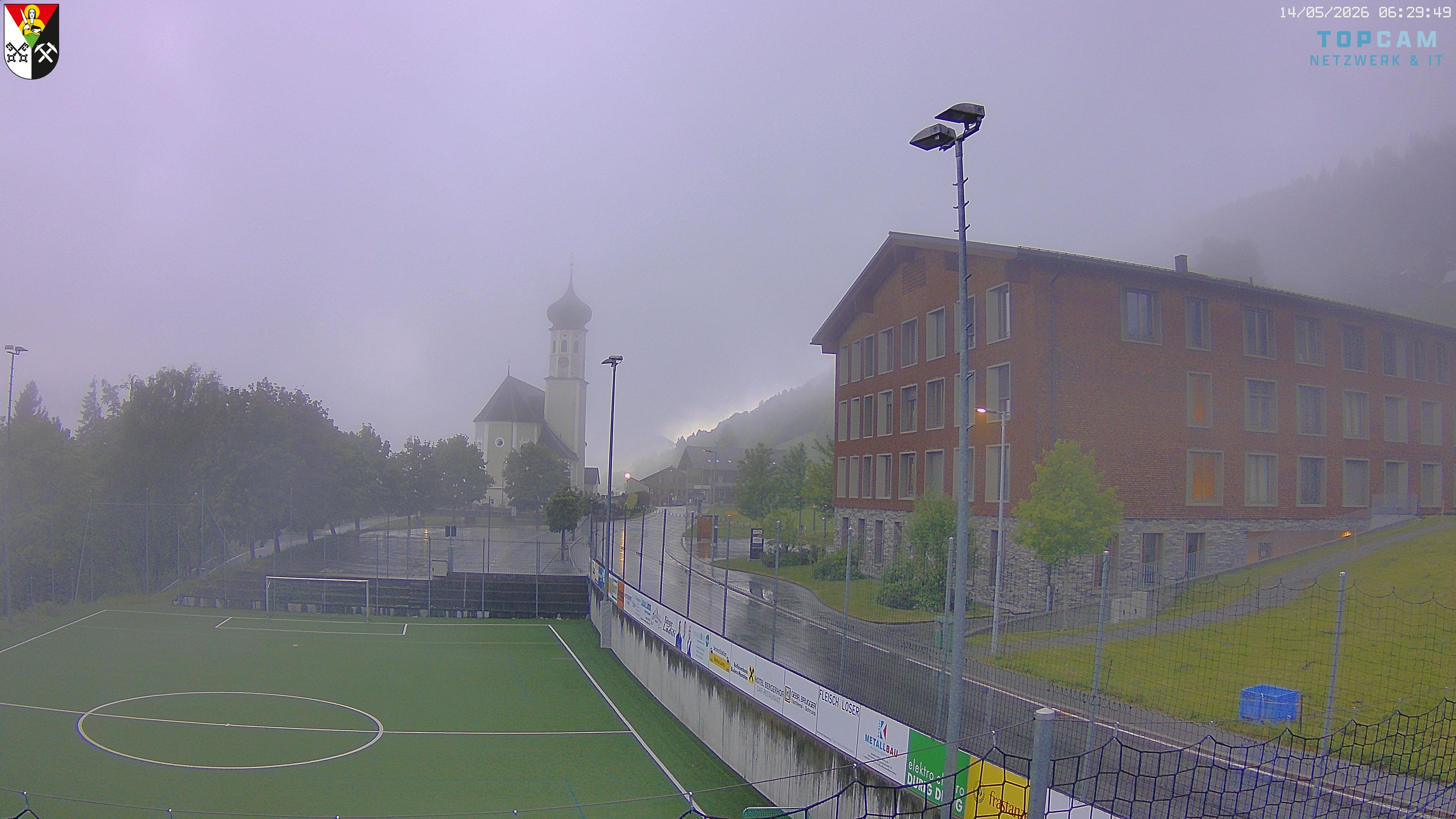 Archiv Foto Webcam Bartholomäberg - Kirche St. Bartholomäus