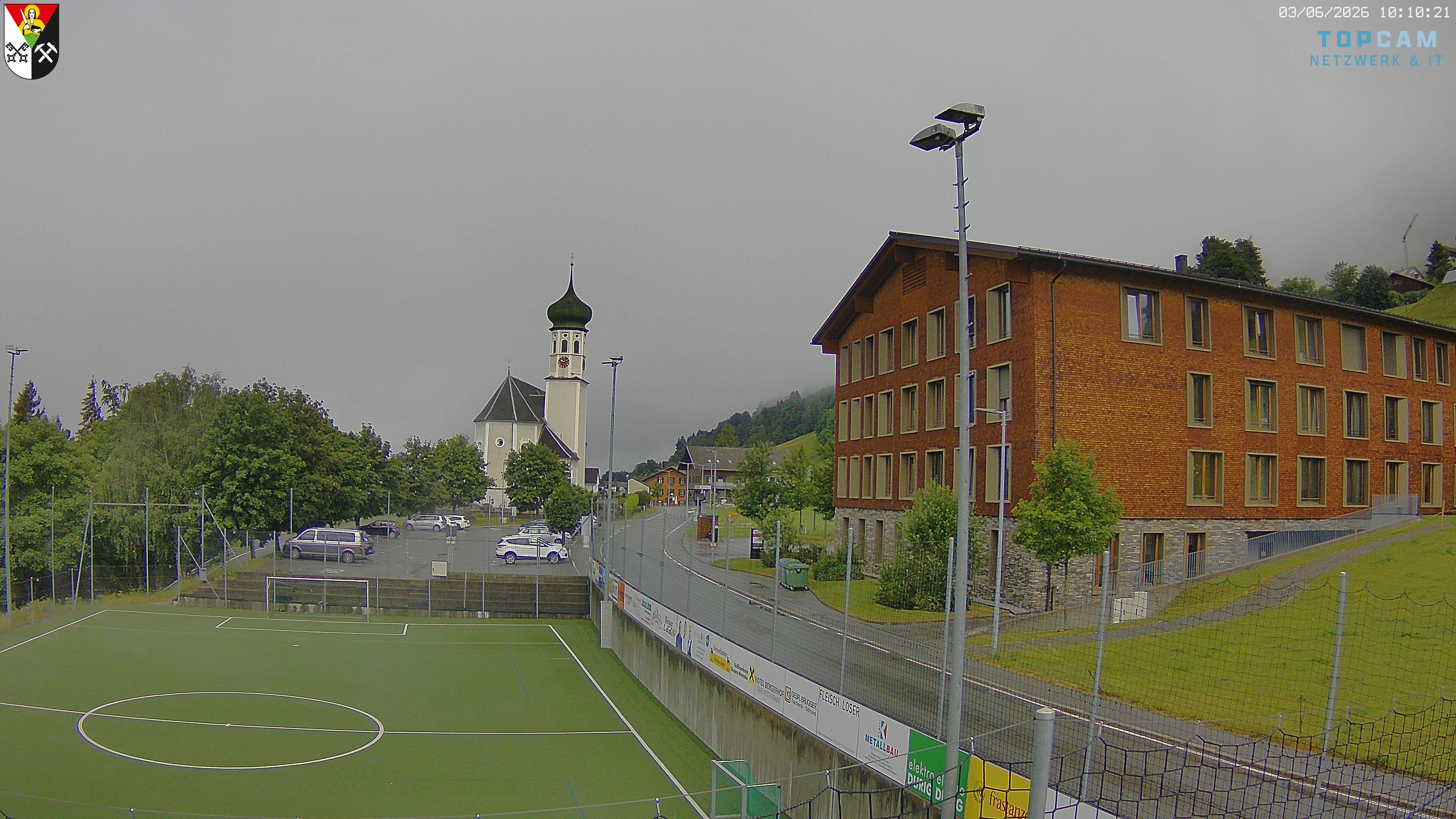 Archiv Foto Webcam Bartholomäberg - Kirche St. Bartholomäus