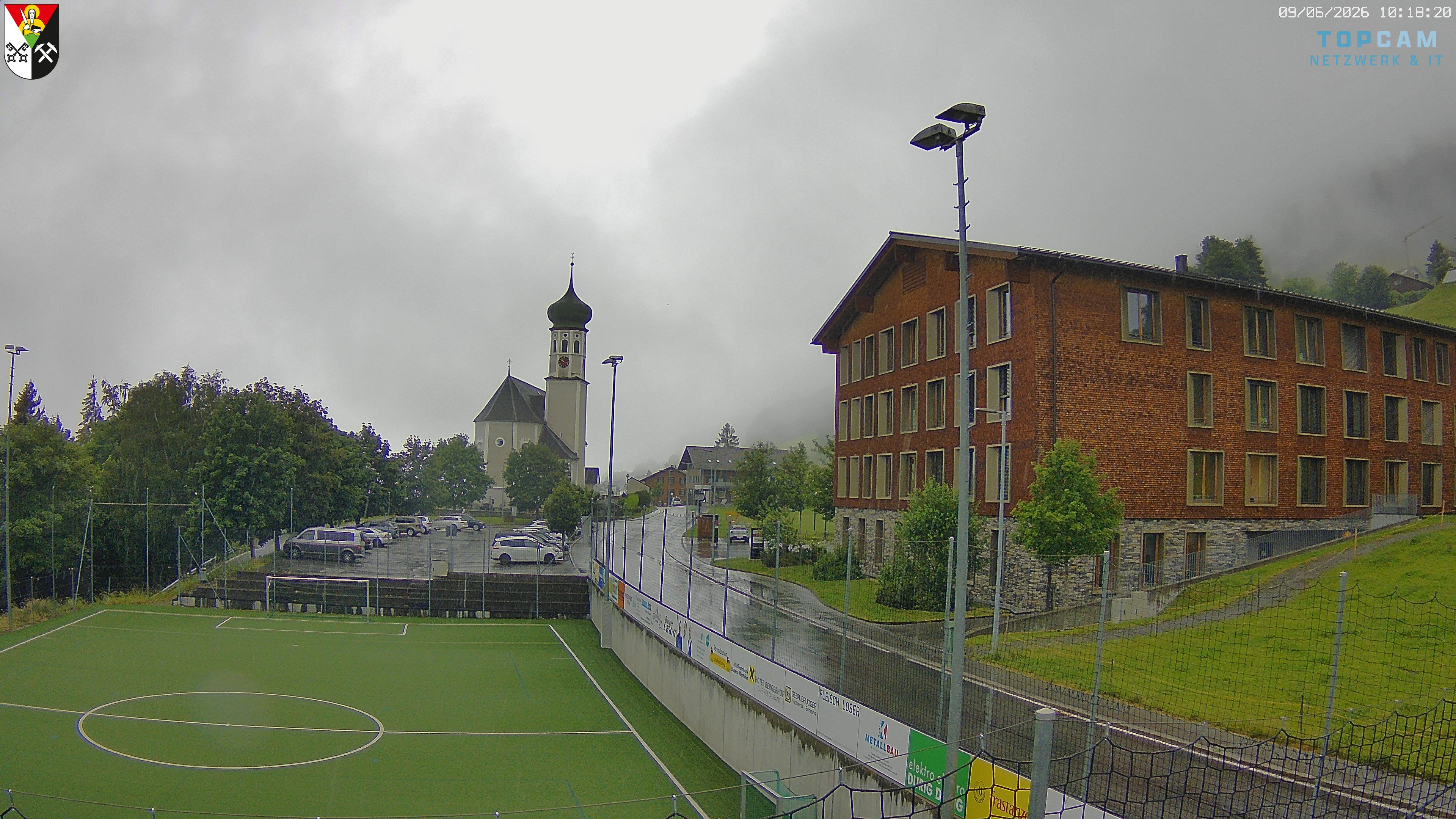 Archiv Foto Webcam Bartholomäberg - Kirche St. Bartholomäus