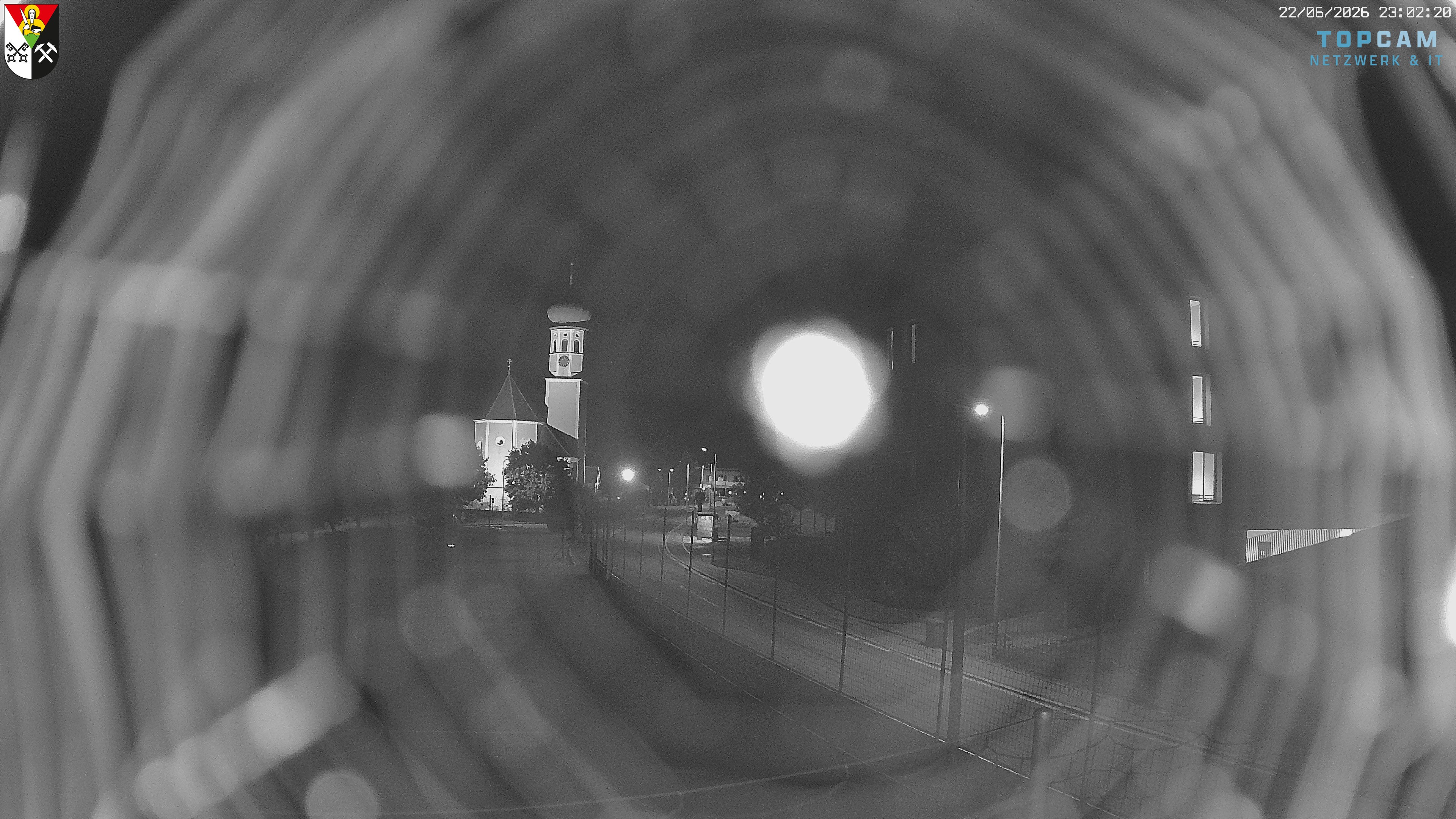 Archived image Webcam Bartholomäberg: St. Bartholomäus