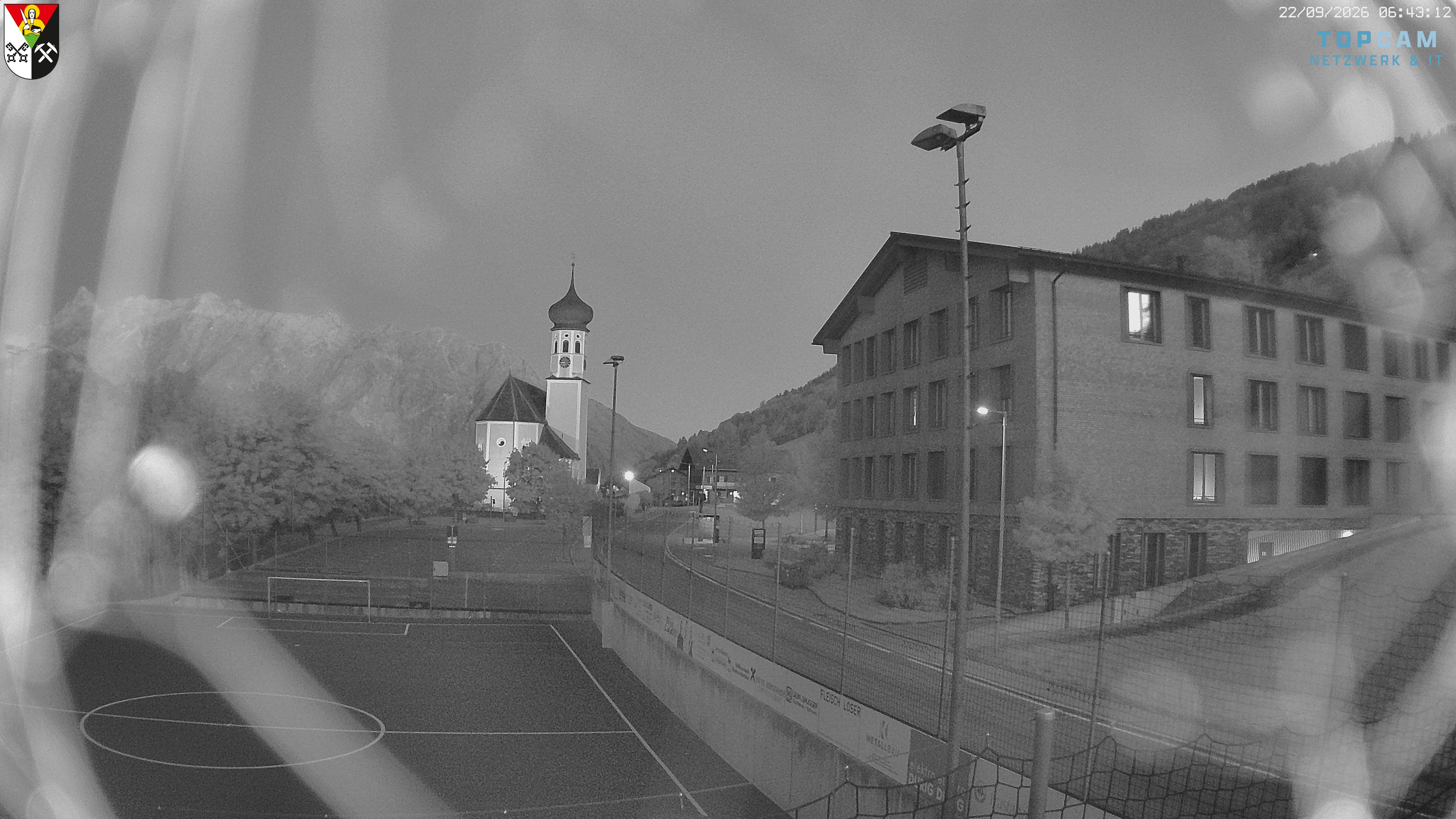 Archiv Foto Webcam Bartholomäberg - Kirche St. Bartholomäus
