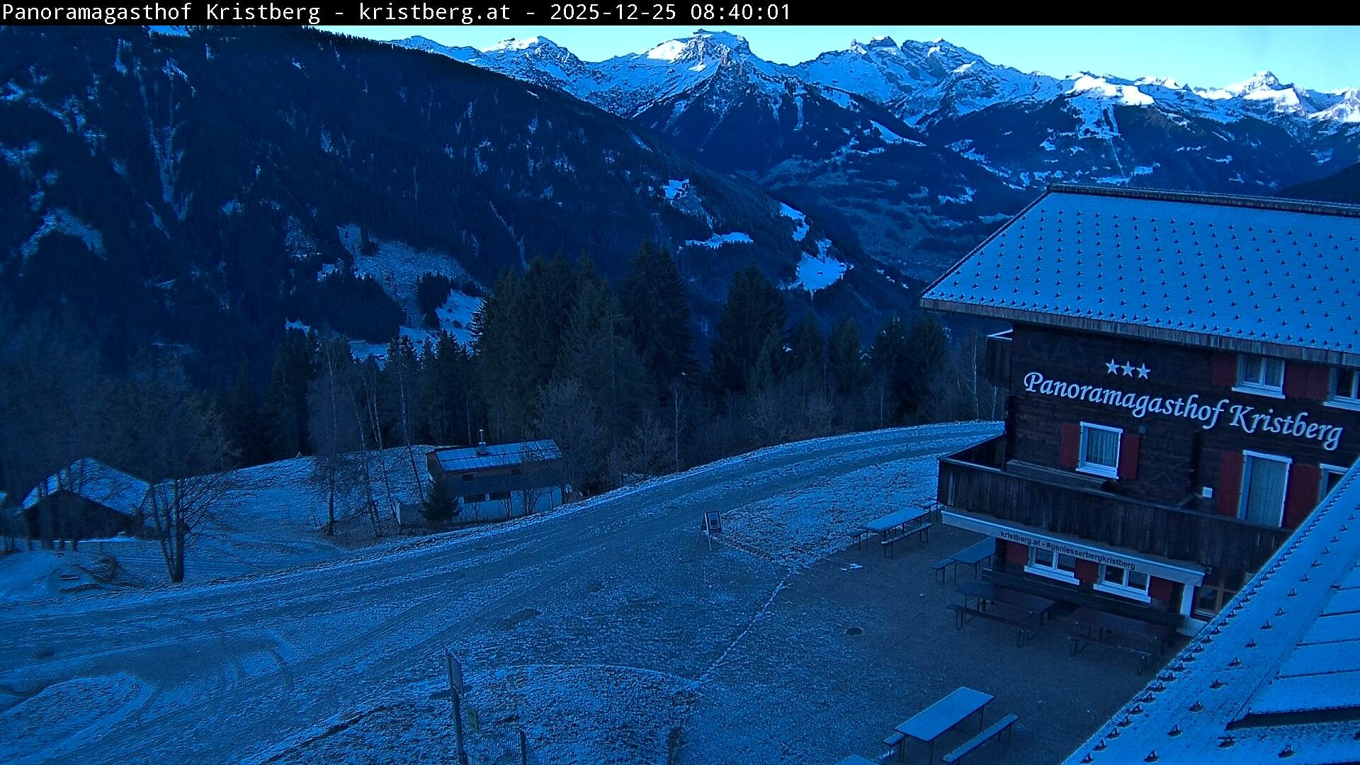 Archiv Foto Webcam Silbertal: Panoramagasthof Kristberg
