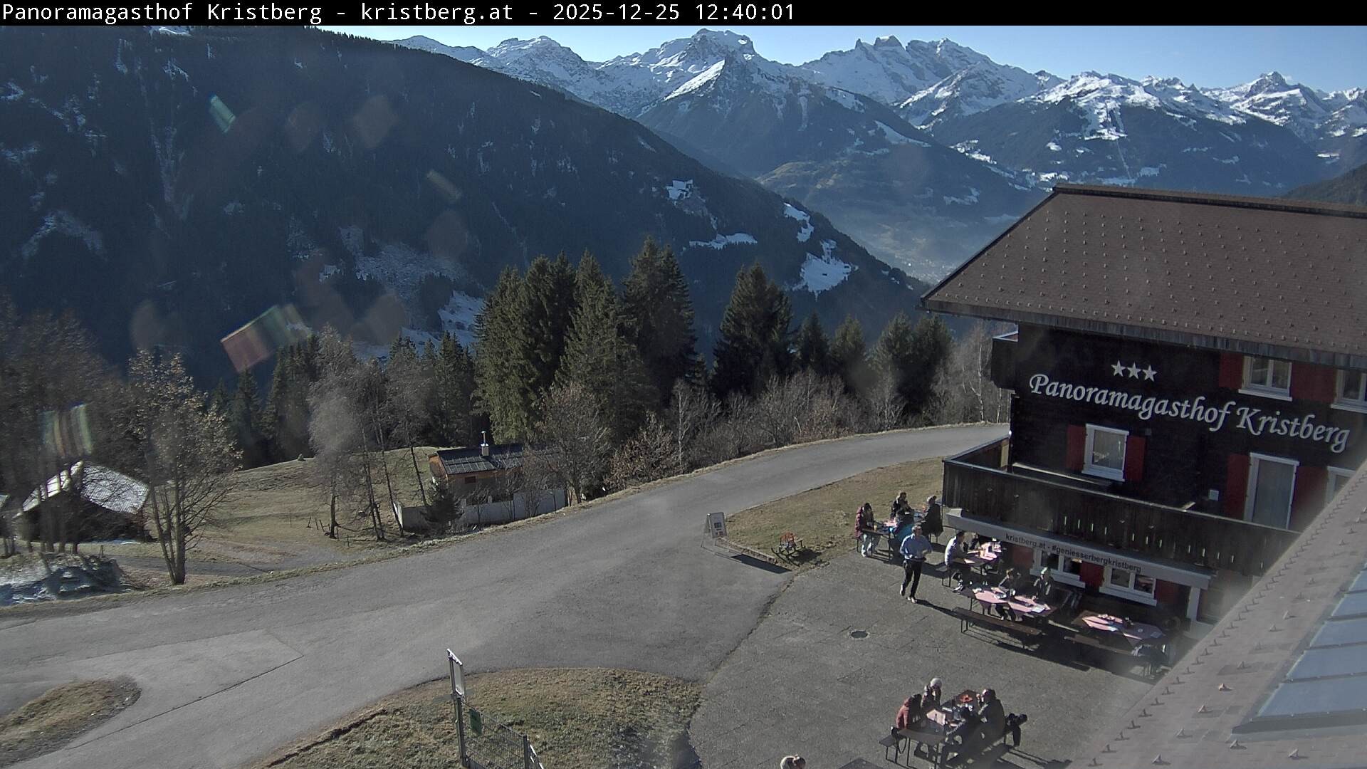 Archiv Foto Webcam Silbertal: Panoramagasthof Kristberg