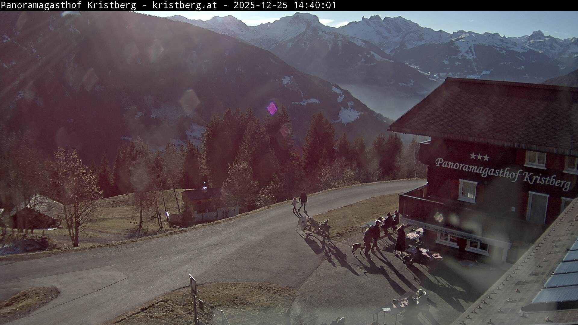 Archiv Foto Webcam Silbertal: Panoramagasthof Kristberg