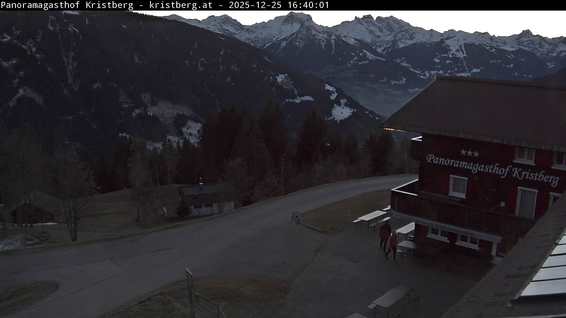 Archiv Foto Webcam Silbertal: Panoramagasthof Kristberg