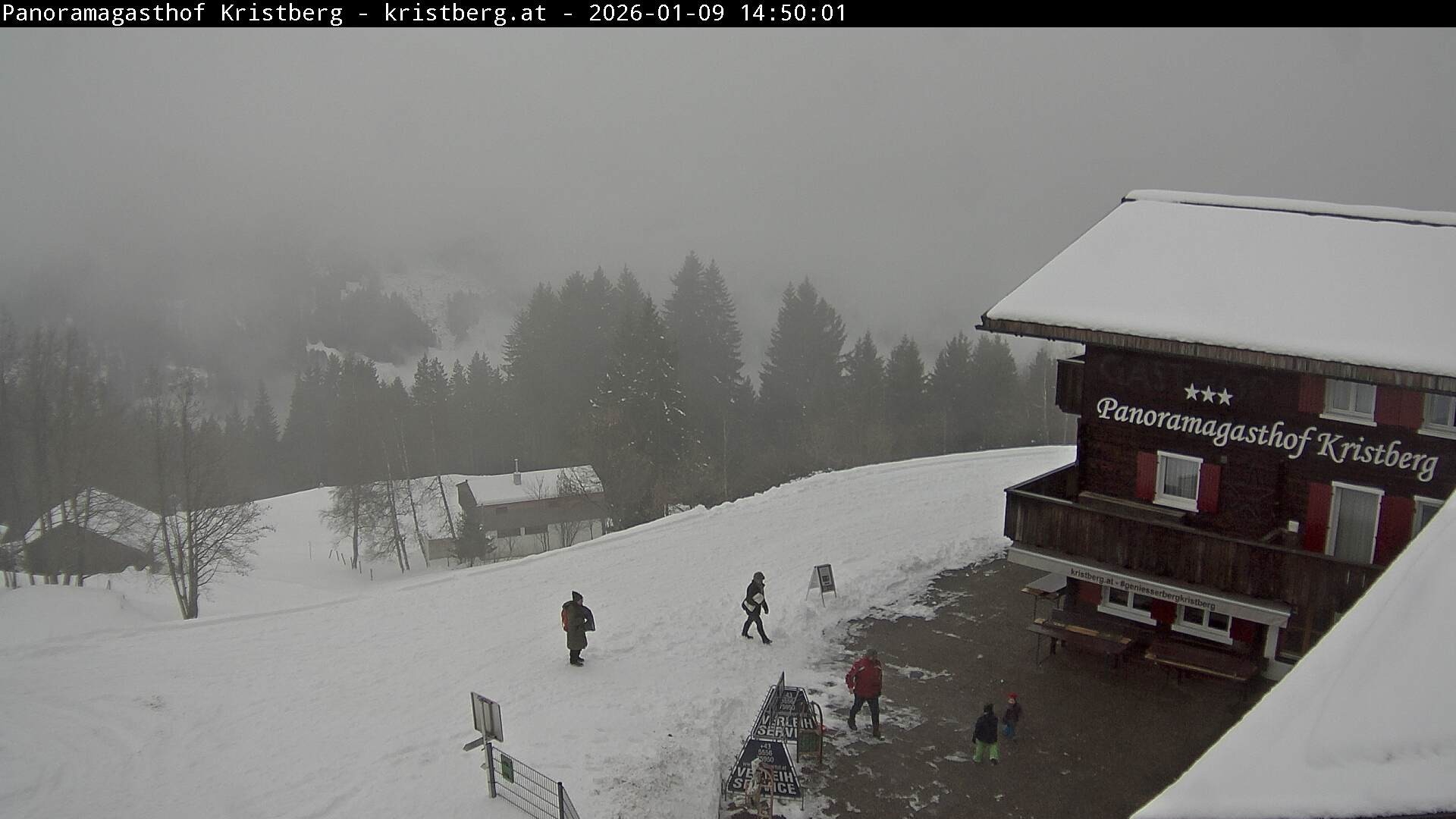 Archiv Foto Webcam Silbertal: Panoramagasthof Kristberg