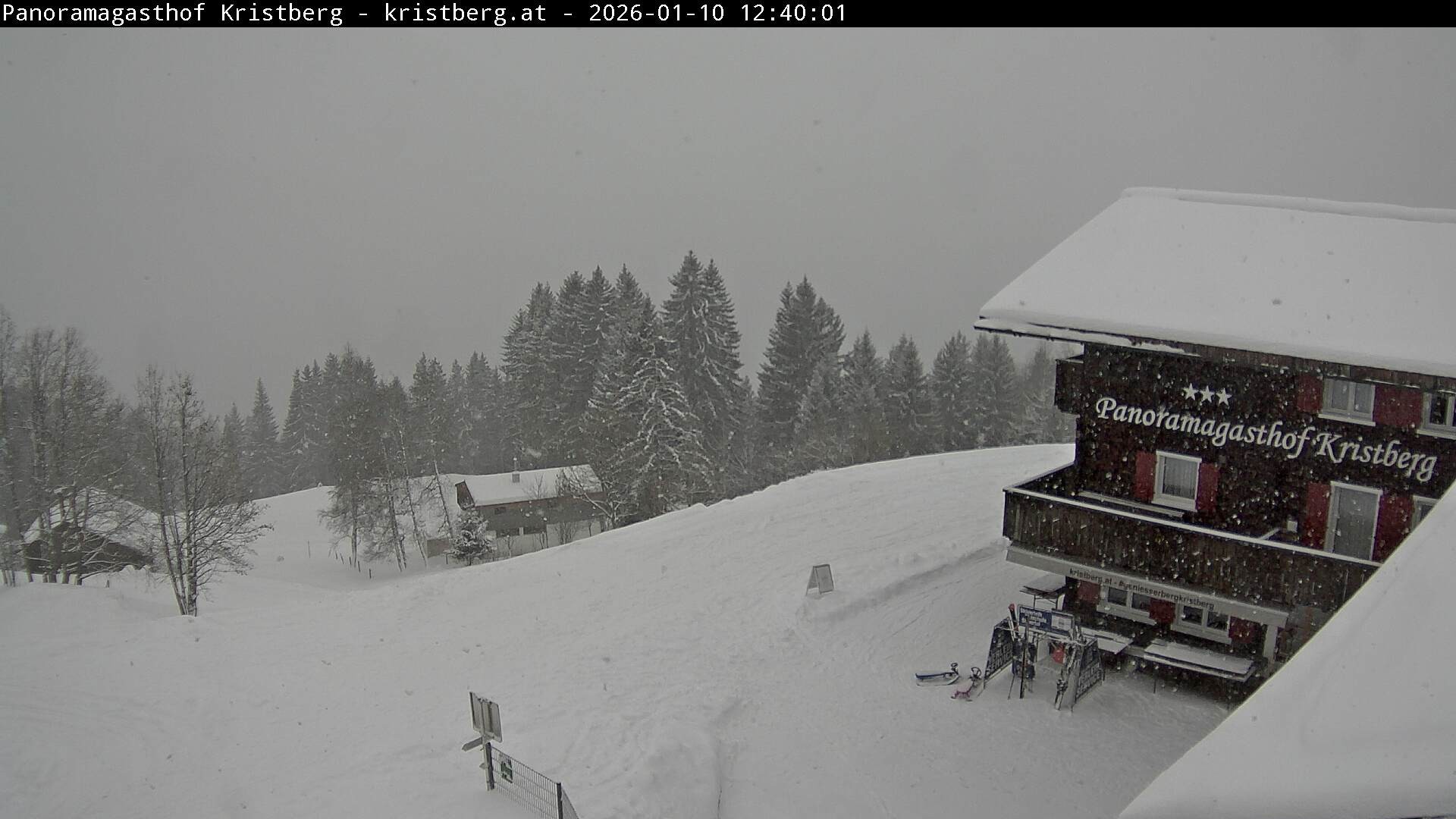 Archived image Webcam Restaurant Kristberg