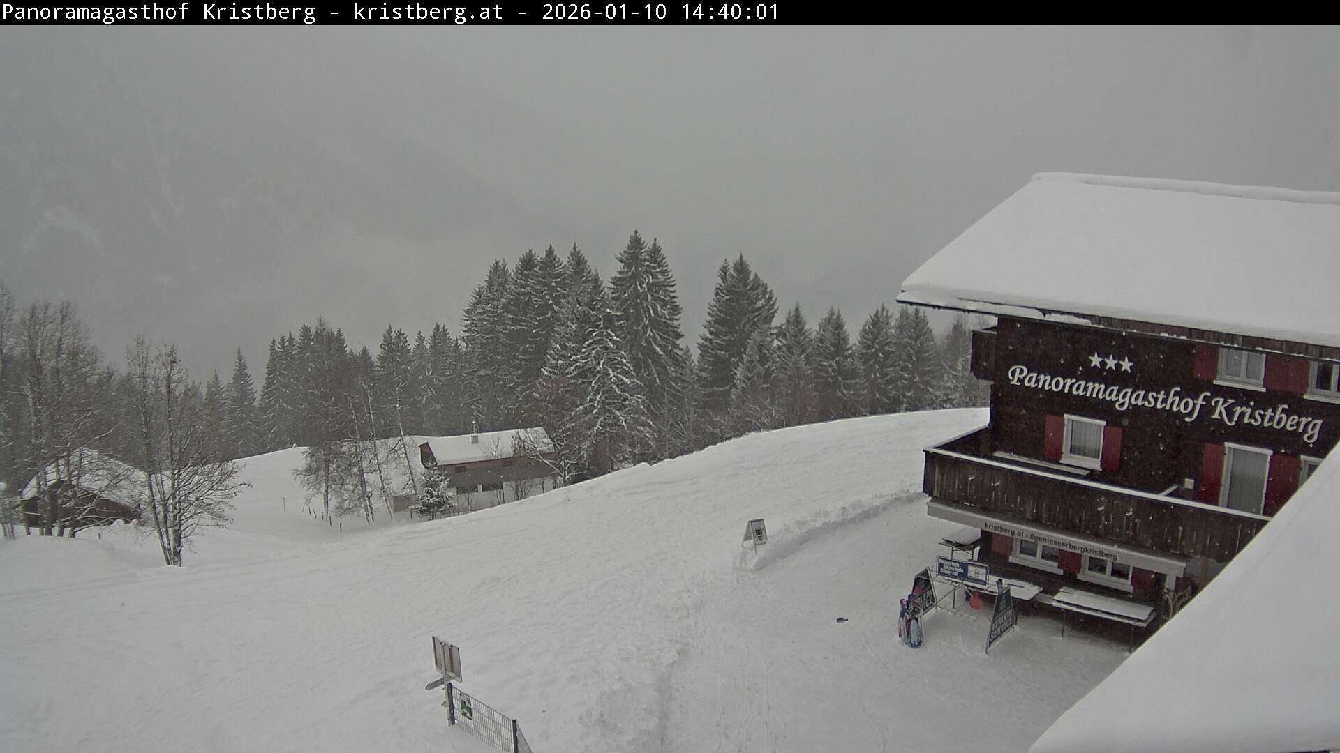 Archived image Webcam Restaurant Kristberg