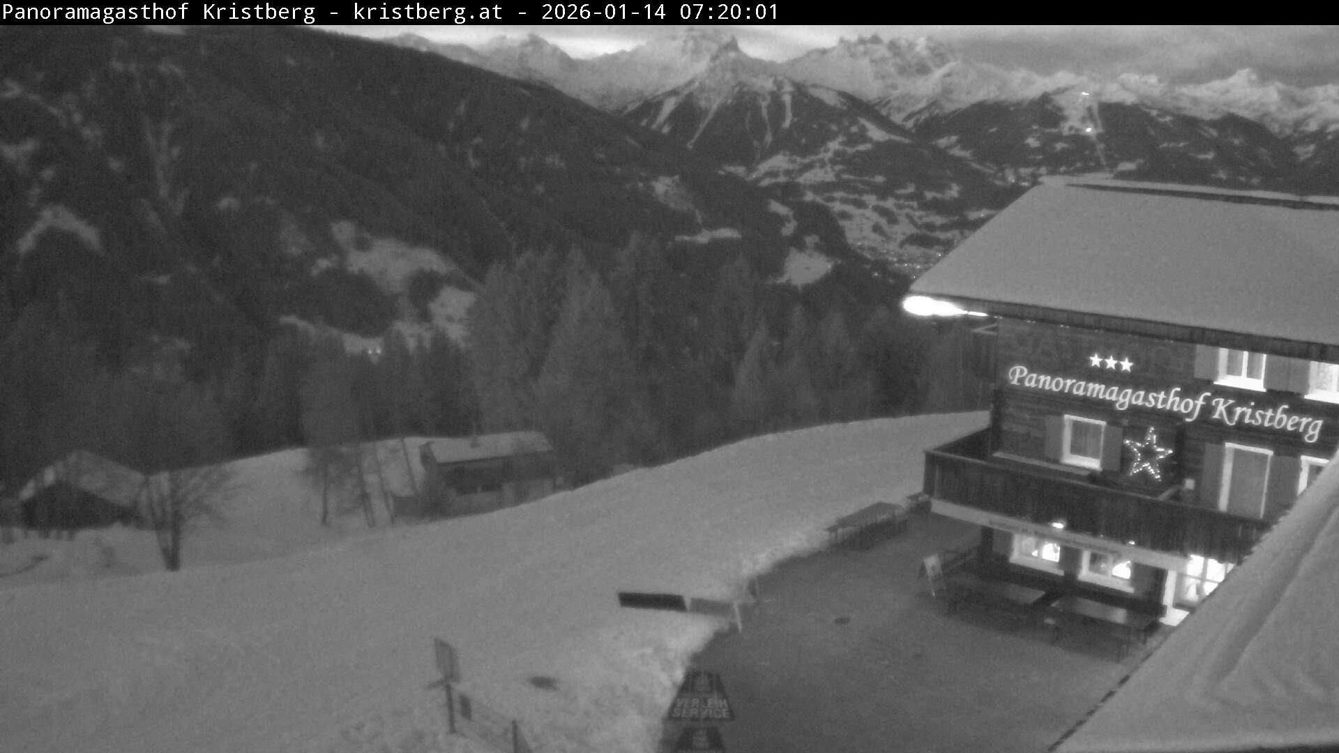 Archiv Foto Webcam Silbertal: Panoramagasthof Kristberg