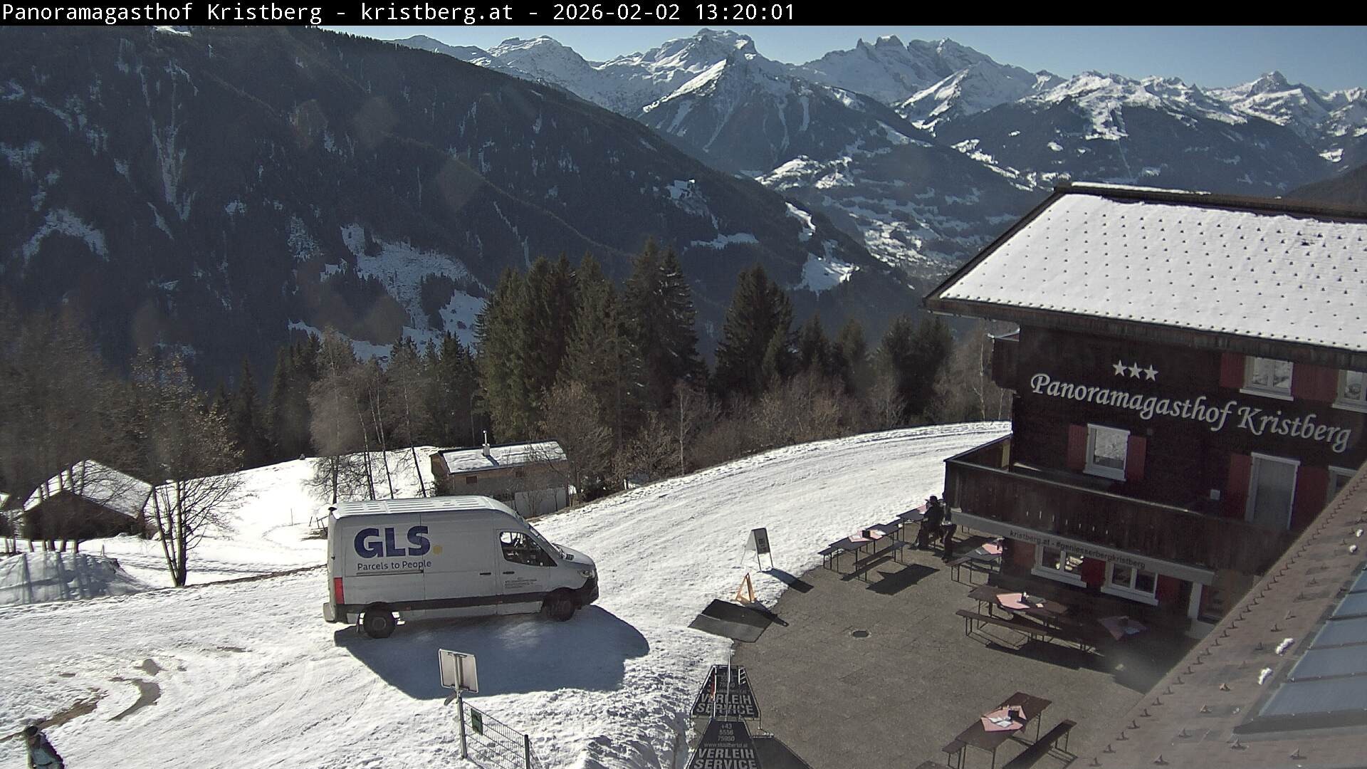 Archiv Foto Webcam Silbertal: Panoramagasthof Kristberg