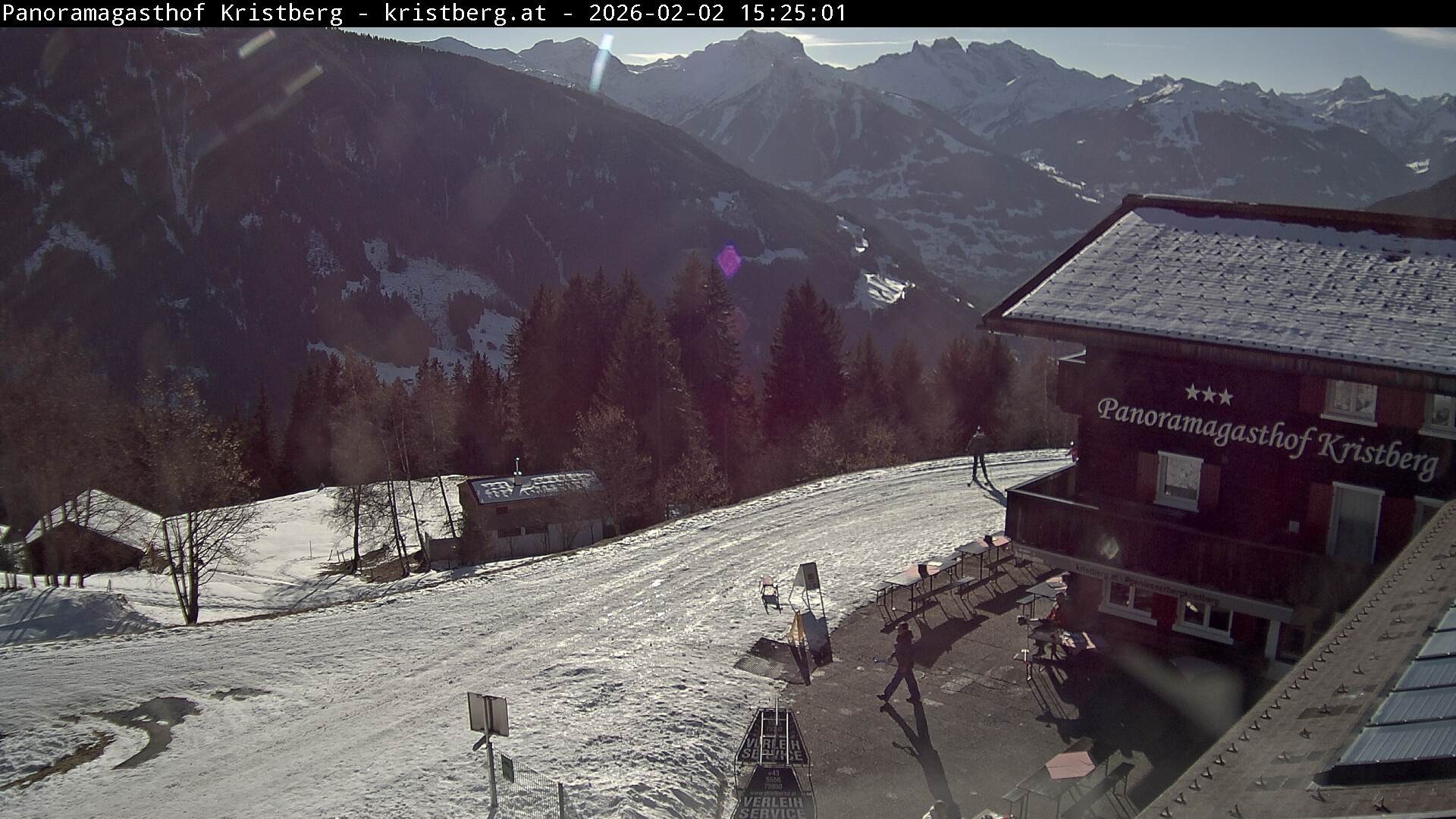 Archiv Foto Webcam Silbertal: Panoramagasthof Kristberg