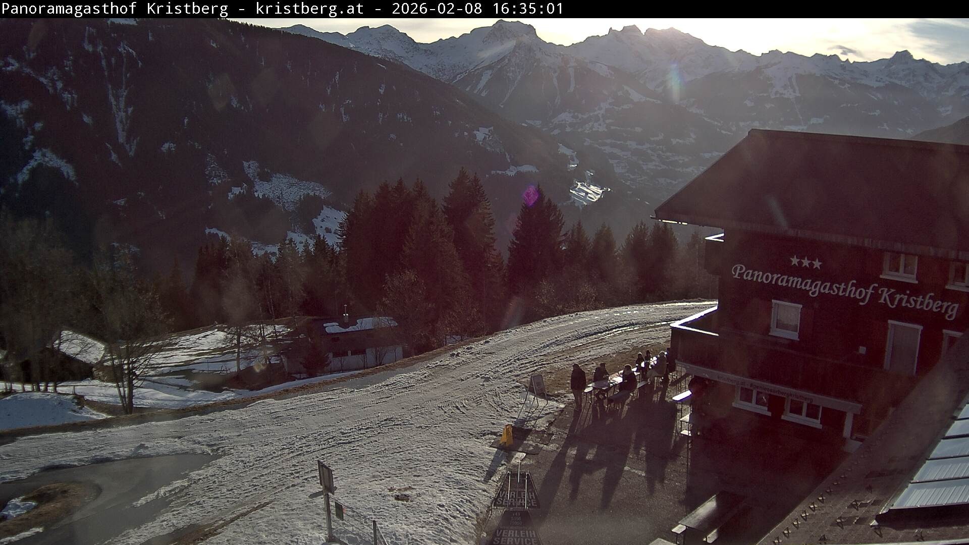 Archiv Foto Webcam Silbertal: Panoramagasthof Kristberg
