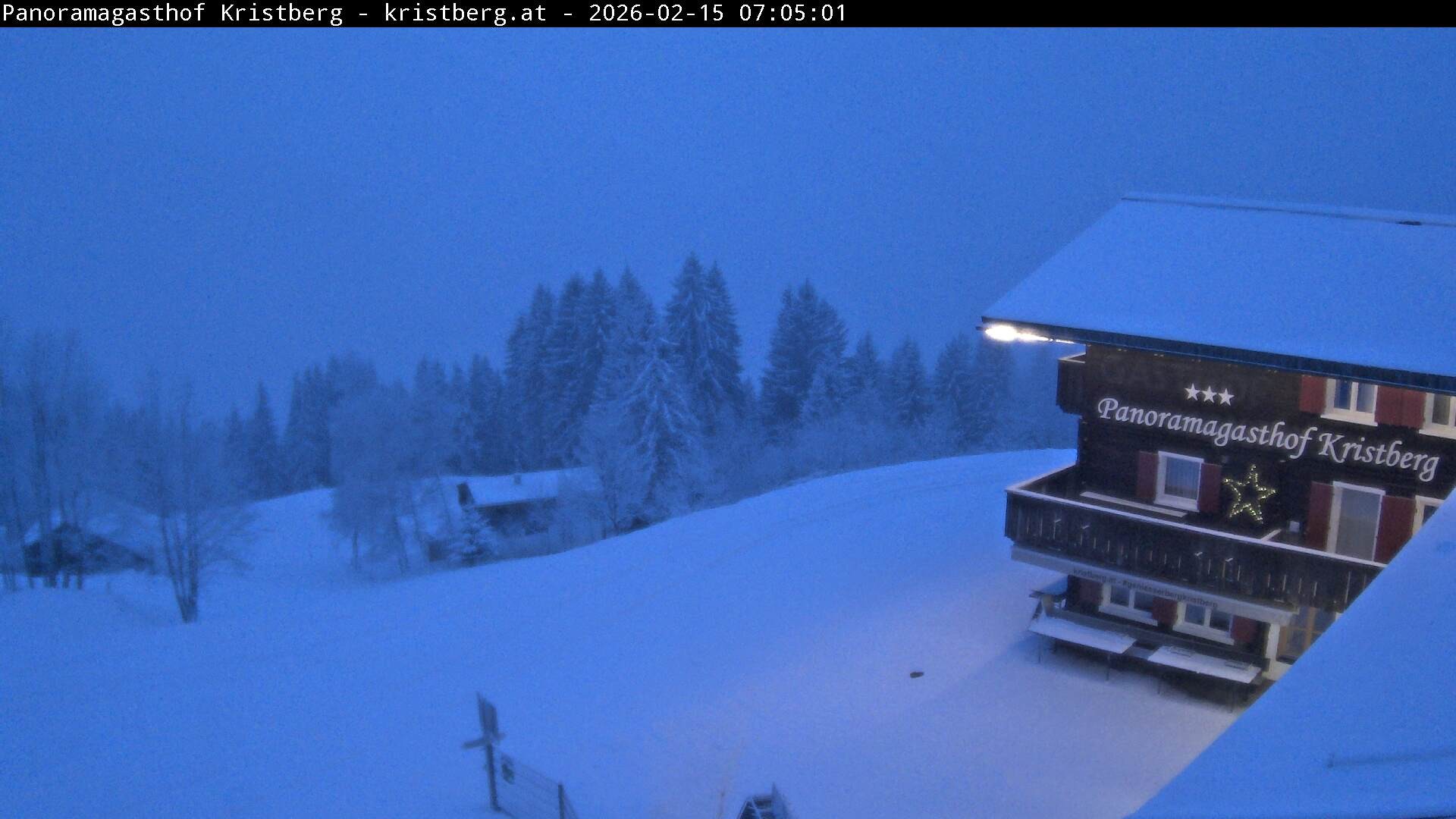 Archiv Foto Webcam Silbertal: Panoramagasthof Kristberg