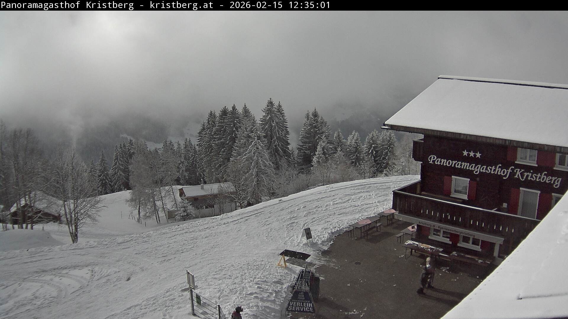 Archiv Foto Webcam Silbertal: Panoramagasthof Kristberg